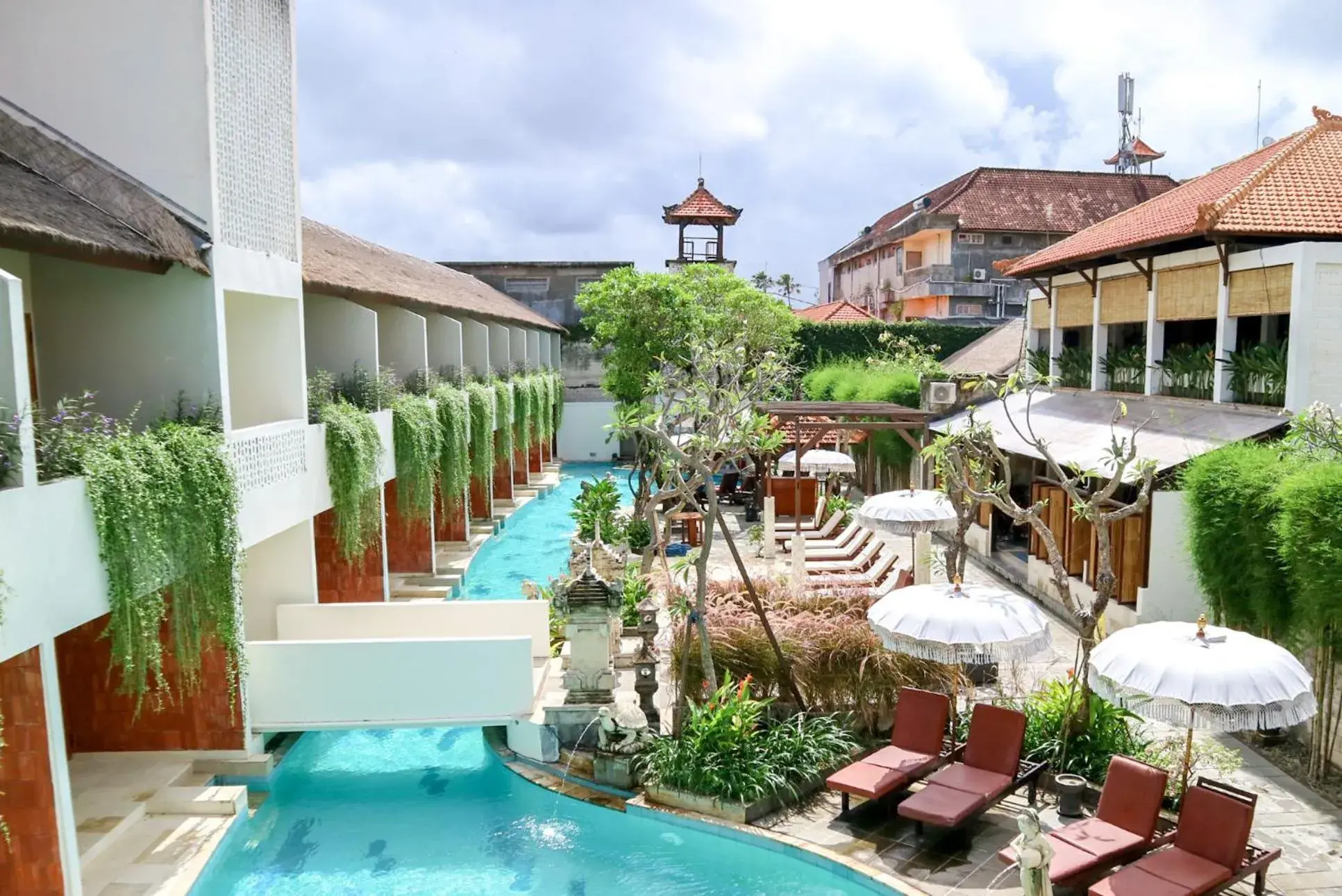 Pool View in The Lagoon Bali Pool Hotel and Suites