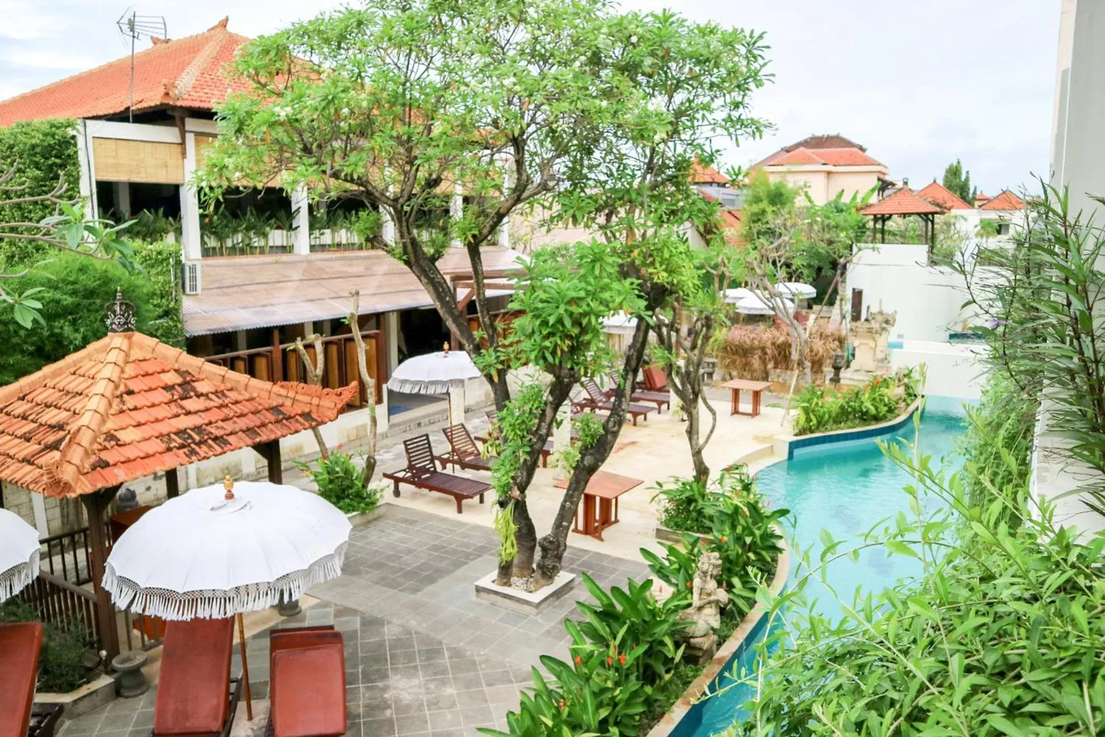 Pool View in The Lagoon Bali Pool Hotel and Suites