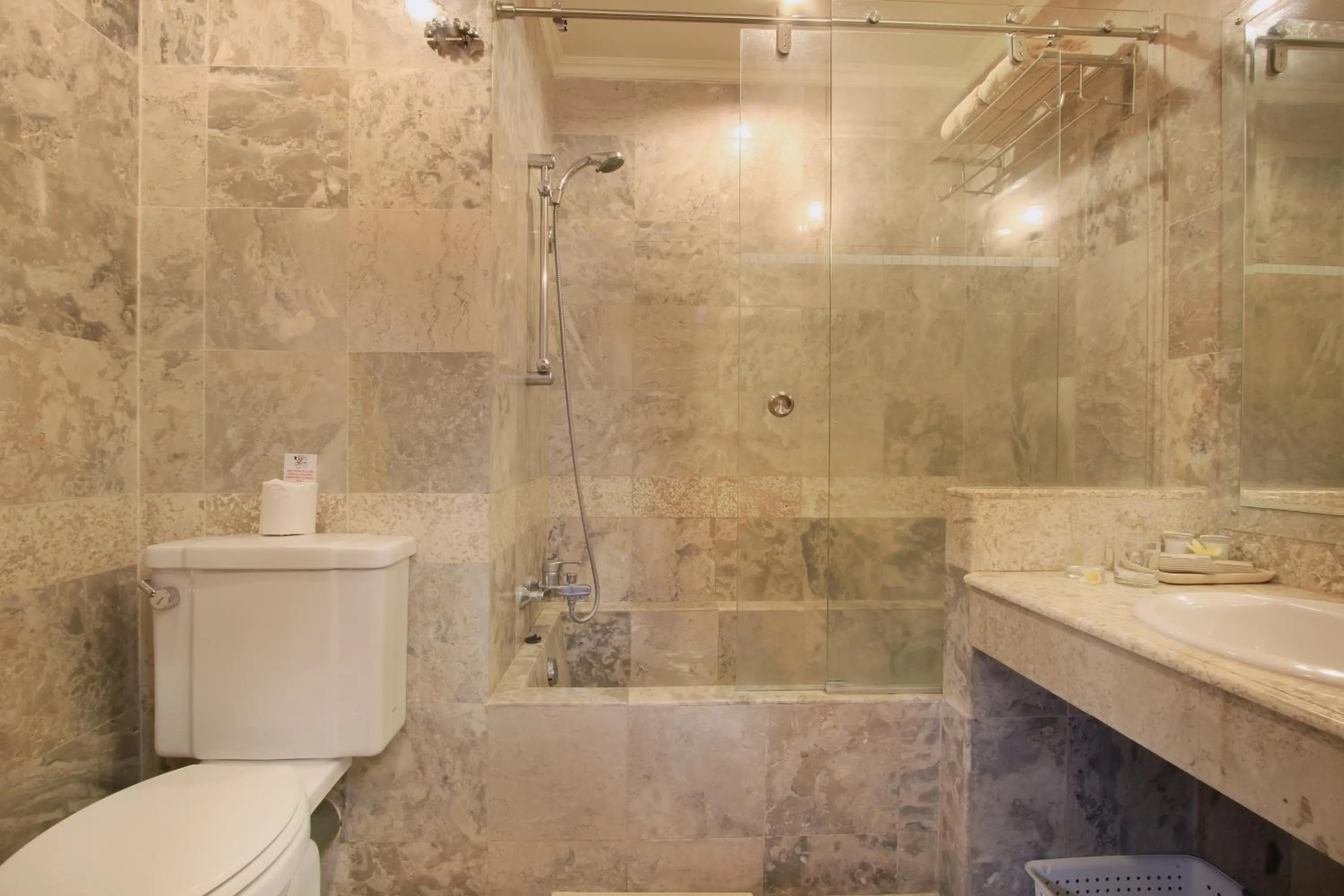 Bathroom in The Lagoon Bali Pool Hotel and Suites