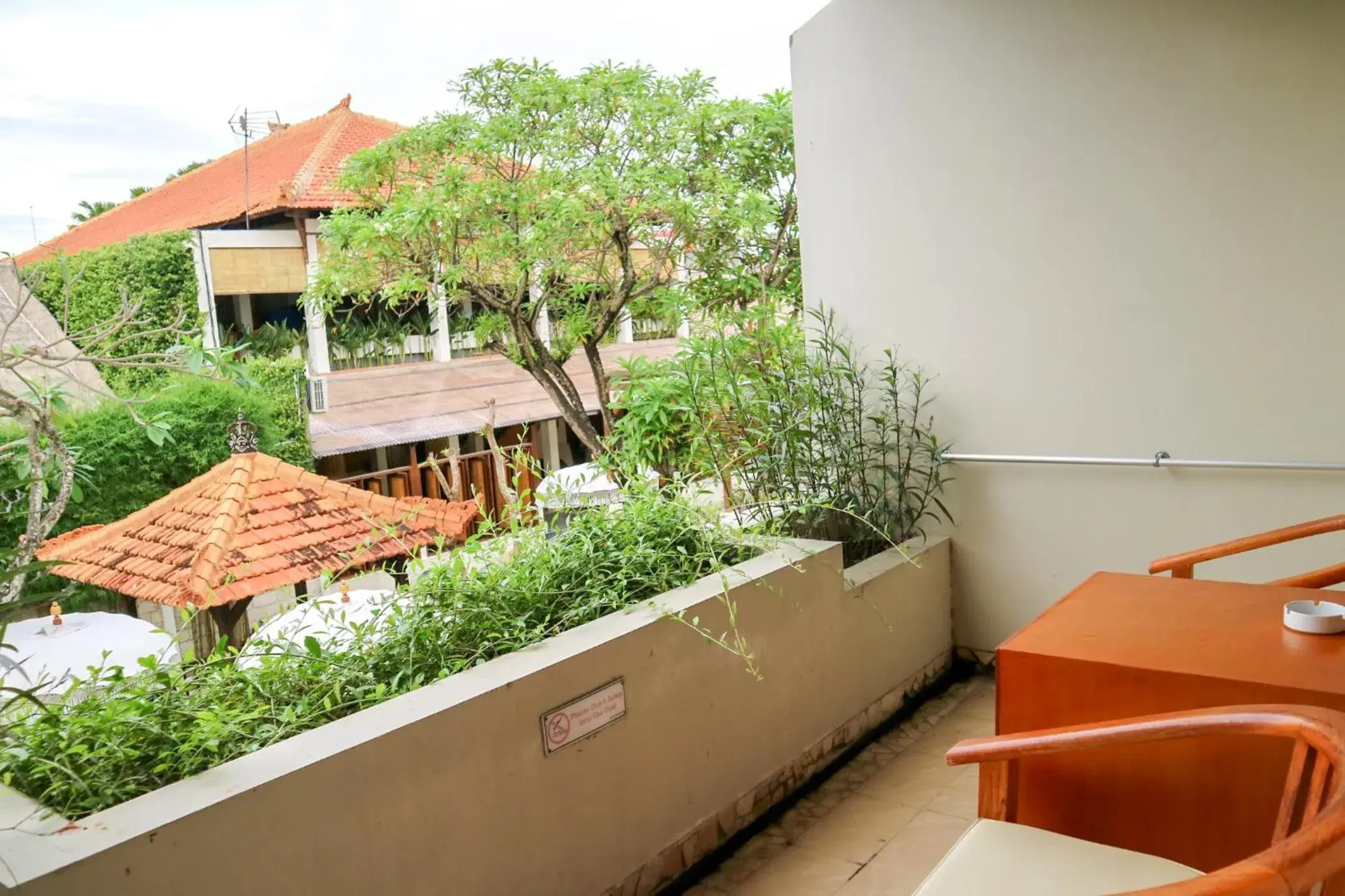 Balcony/Terrace in The Lagoon Bali Pool Hotel and Suites