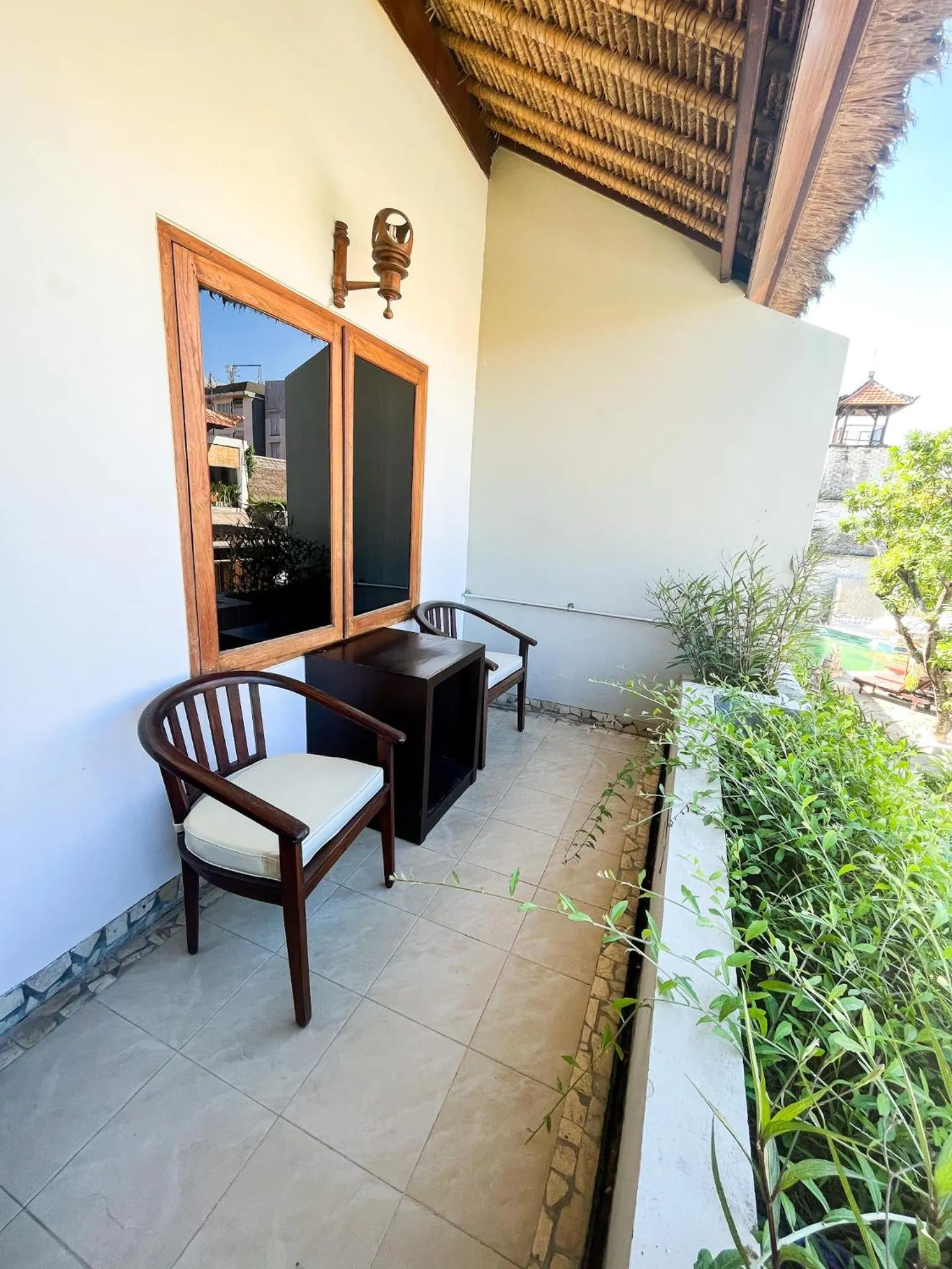 Balcony/Terrace in The Lagoon Bali Pool Hotel and Suites