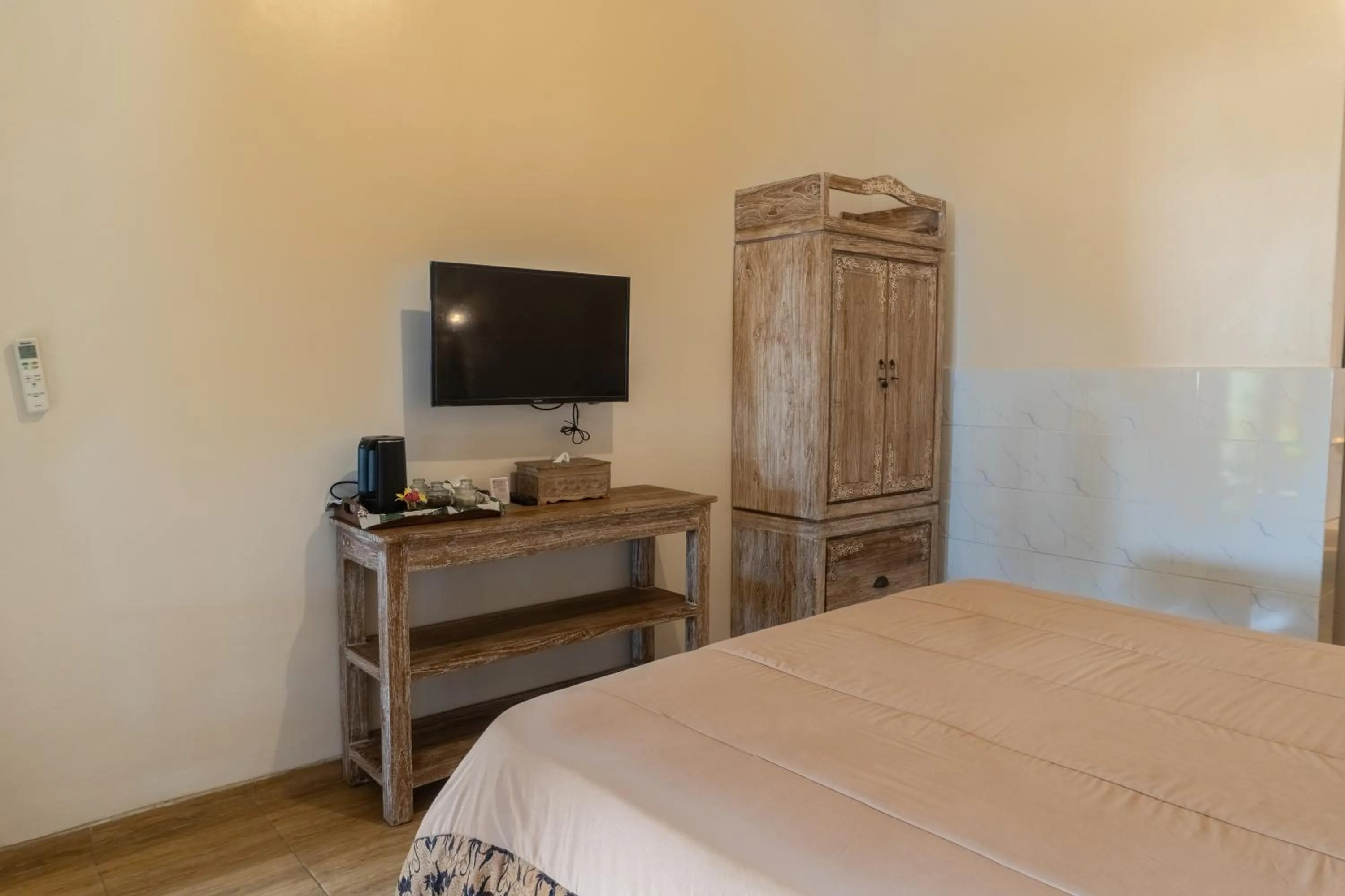 Bed in Uma Shanty Homestay