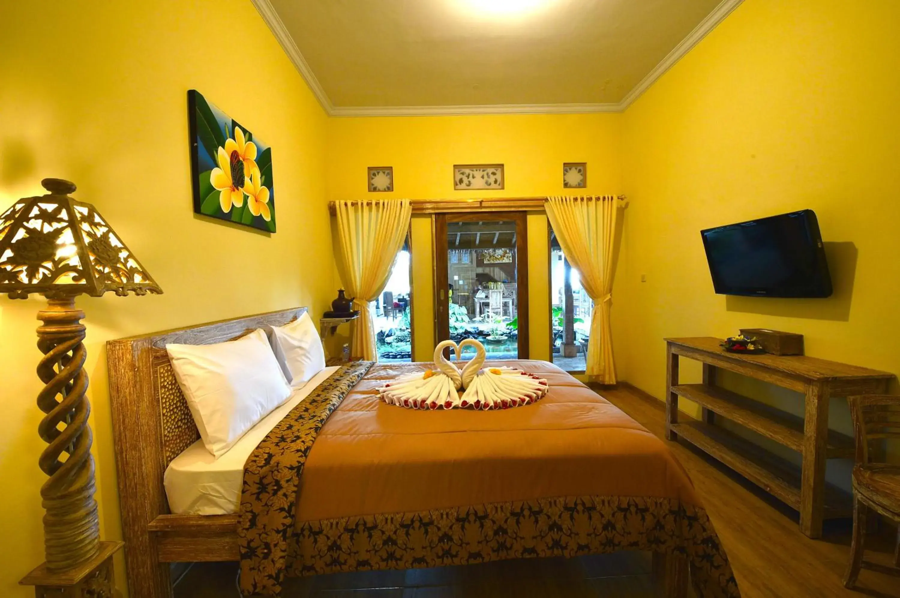 Bed in Uma Shanty Homestay Bed in Uma Shanty Homestay