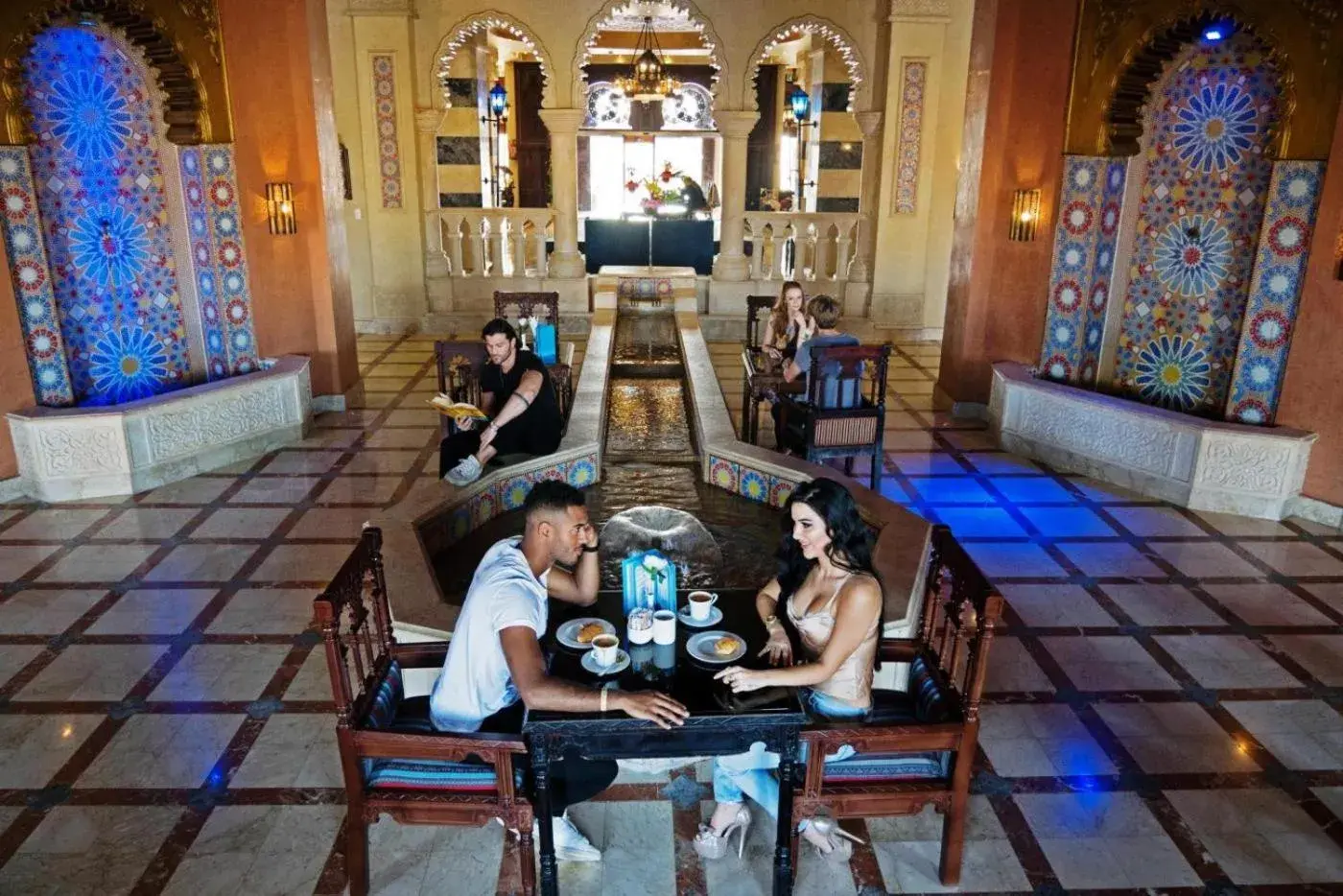 Lobby or reception in Sunrise Mamlouk Palace Resort Lobby or reception in Sunrise Mamlouk Palace Resort