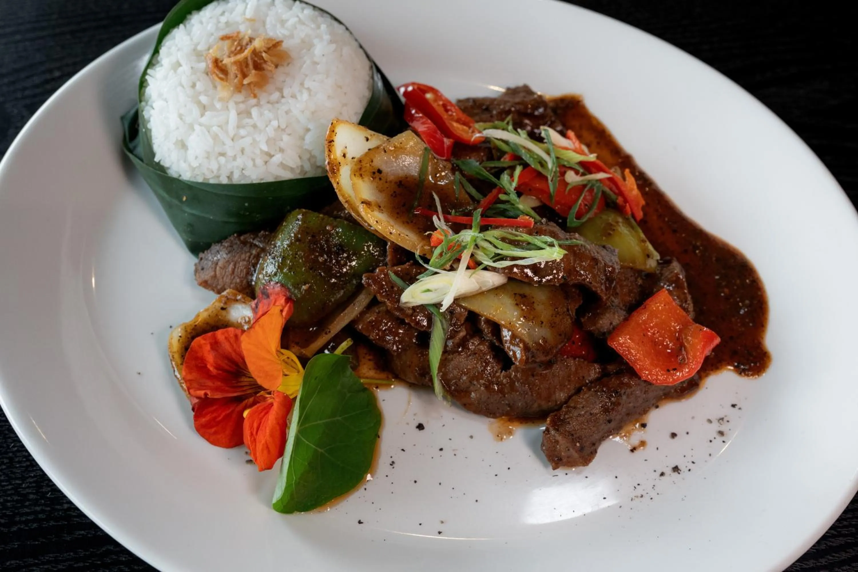 Food close-up in Handara Golf & Resort Bali