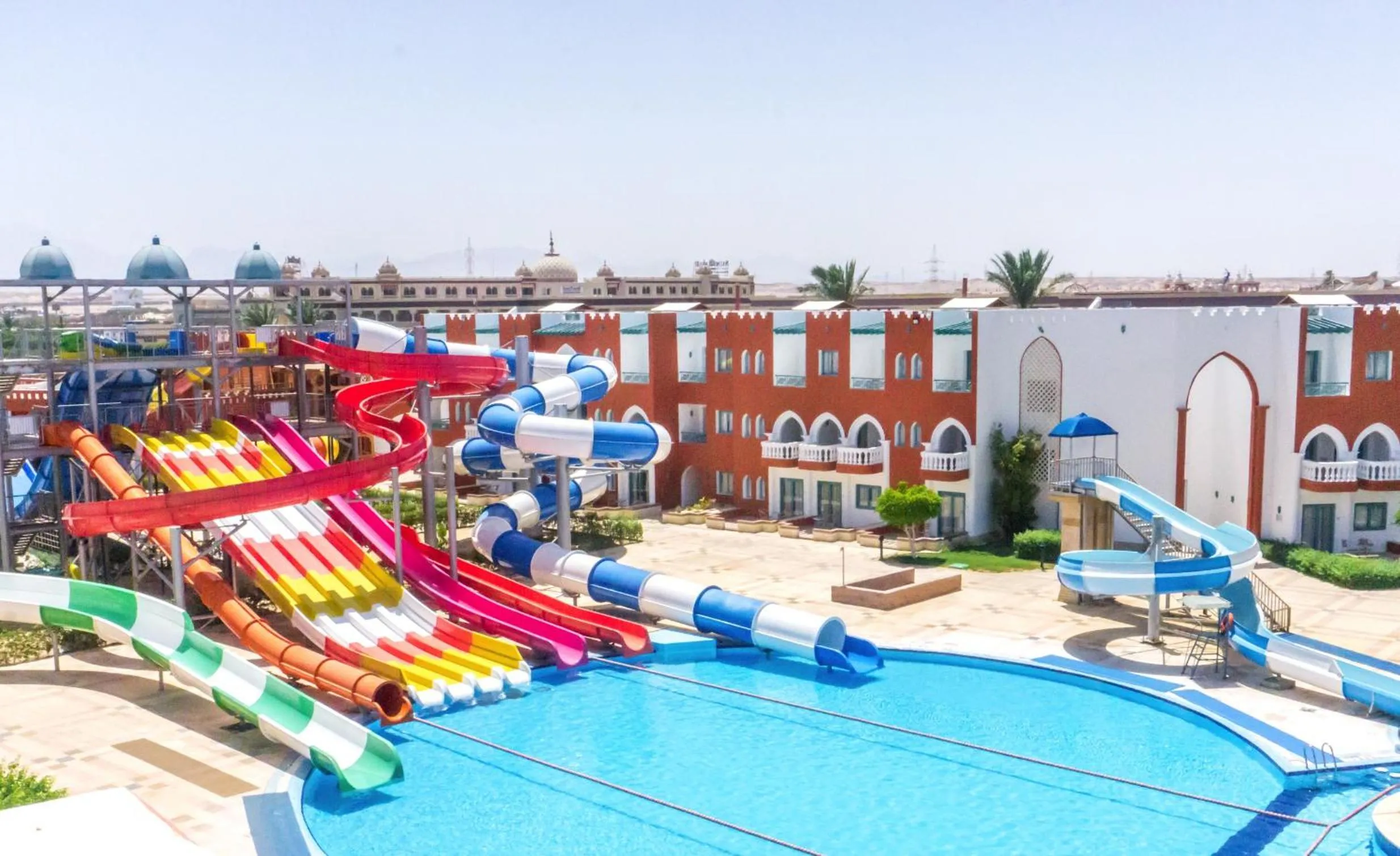 Aqua park in Sunrise Garden Beach Resort