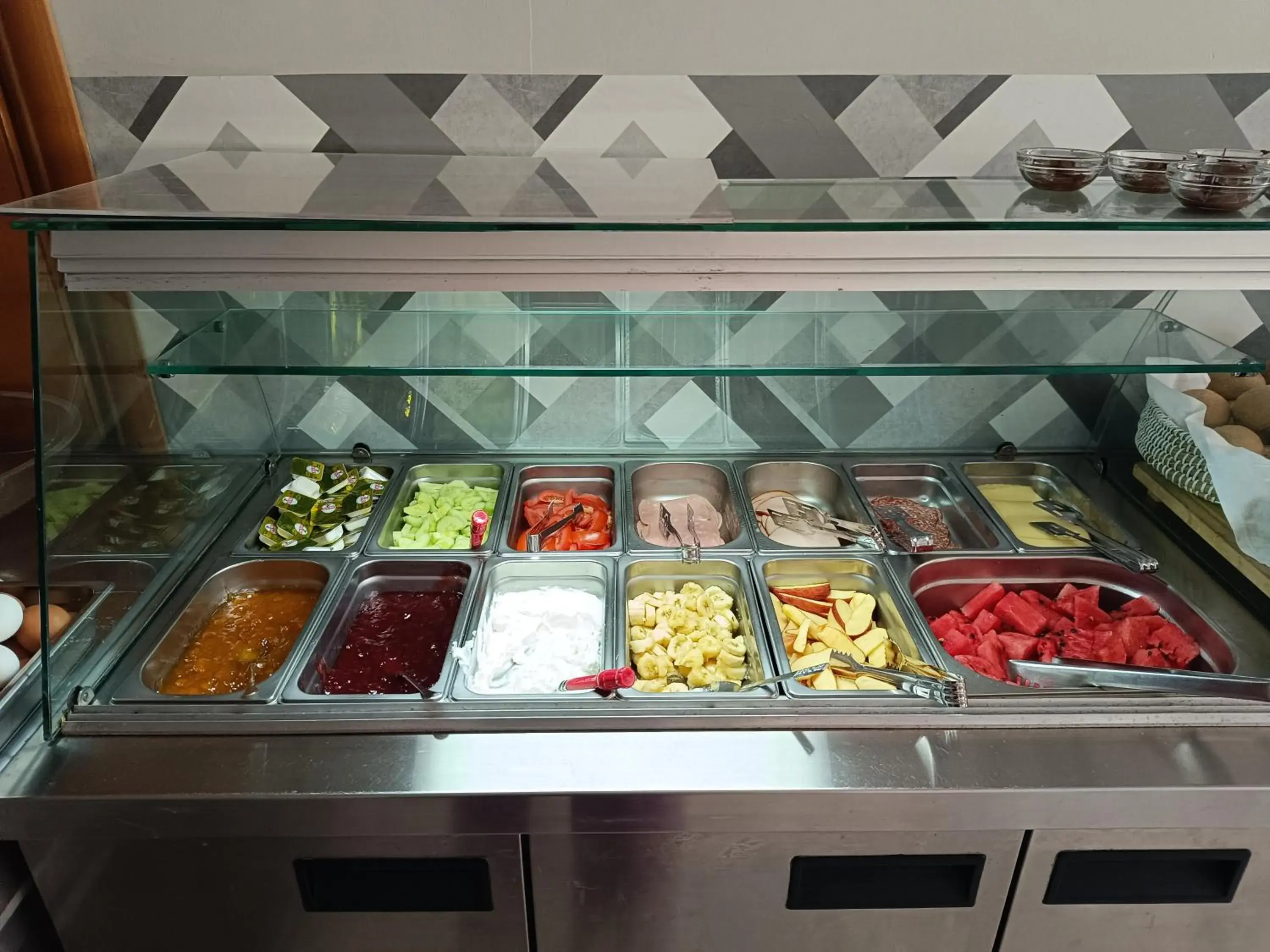 Buffet breakfast in Sotirakis Hotel Buffet breakfast in Sotirakis Hotel