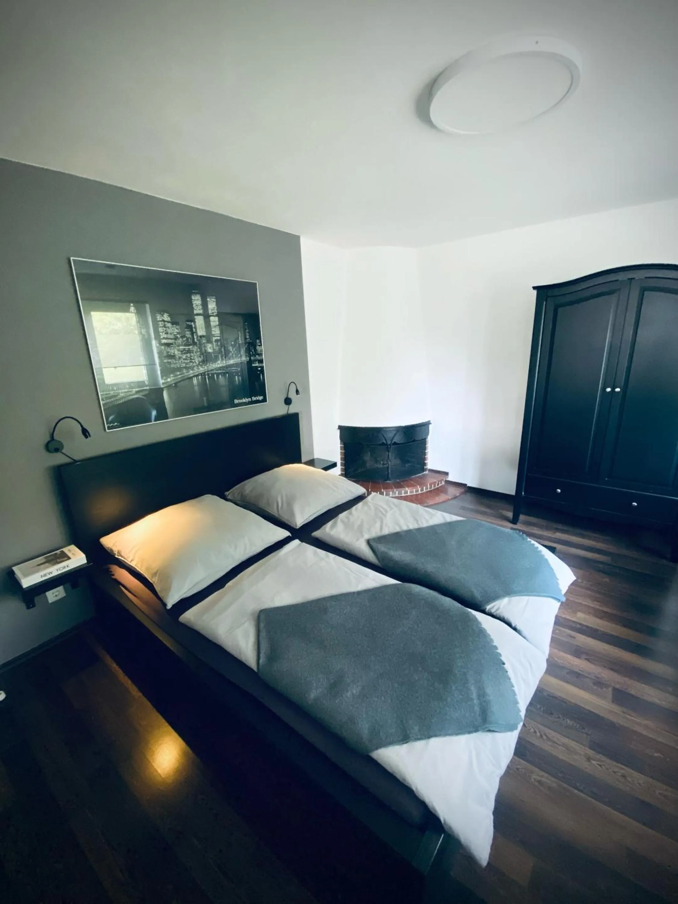 Bedroom, Bed in Ferienwohnung Hella