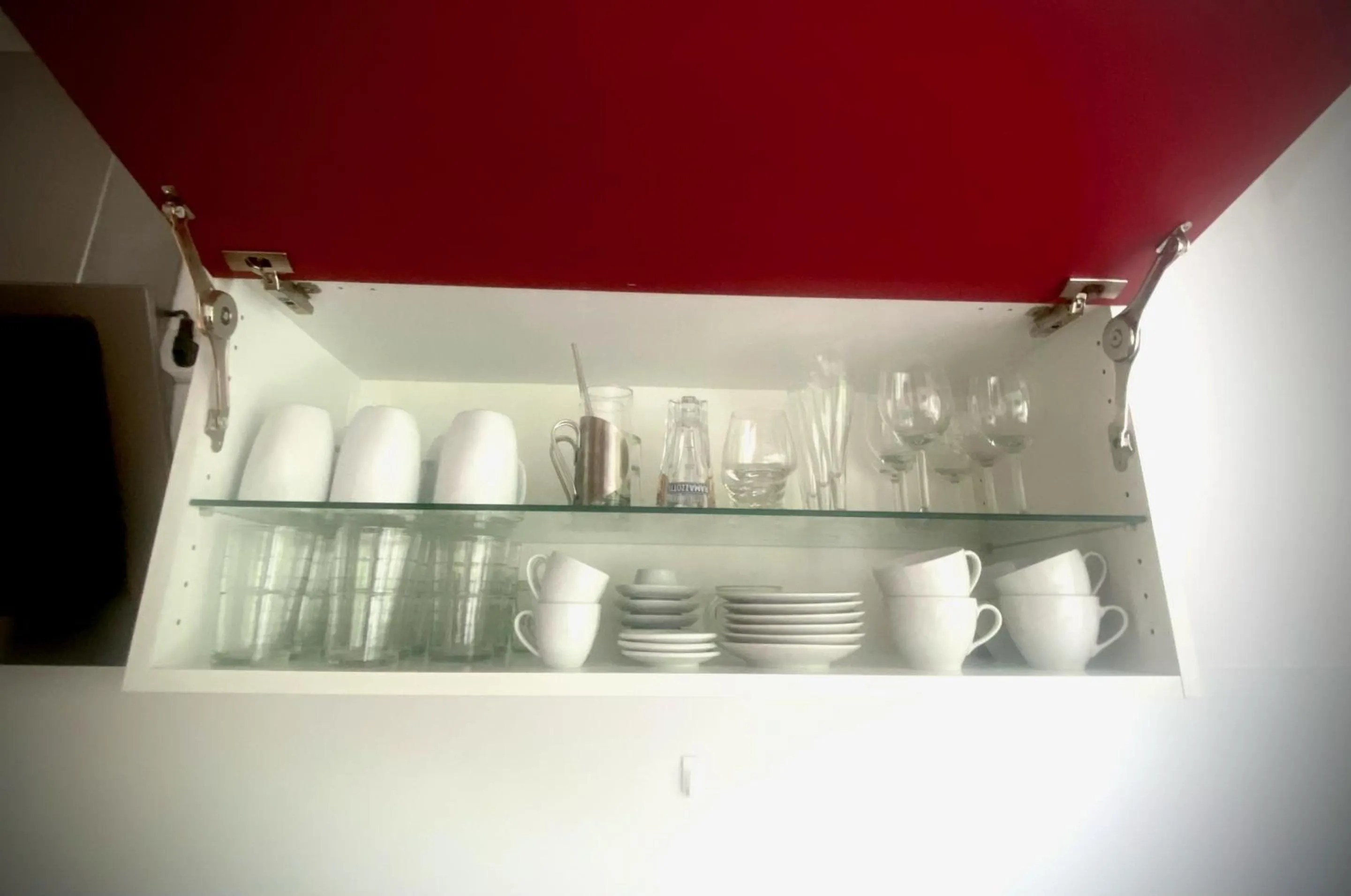 Kitchen or kitchenette in Ferienwohnung Hella