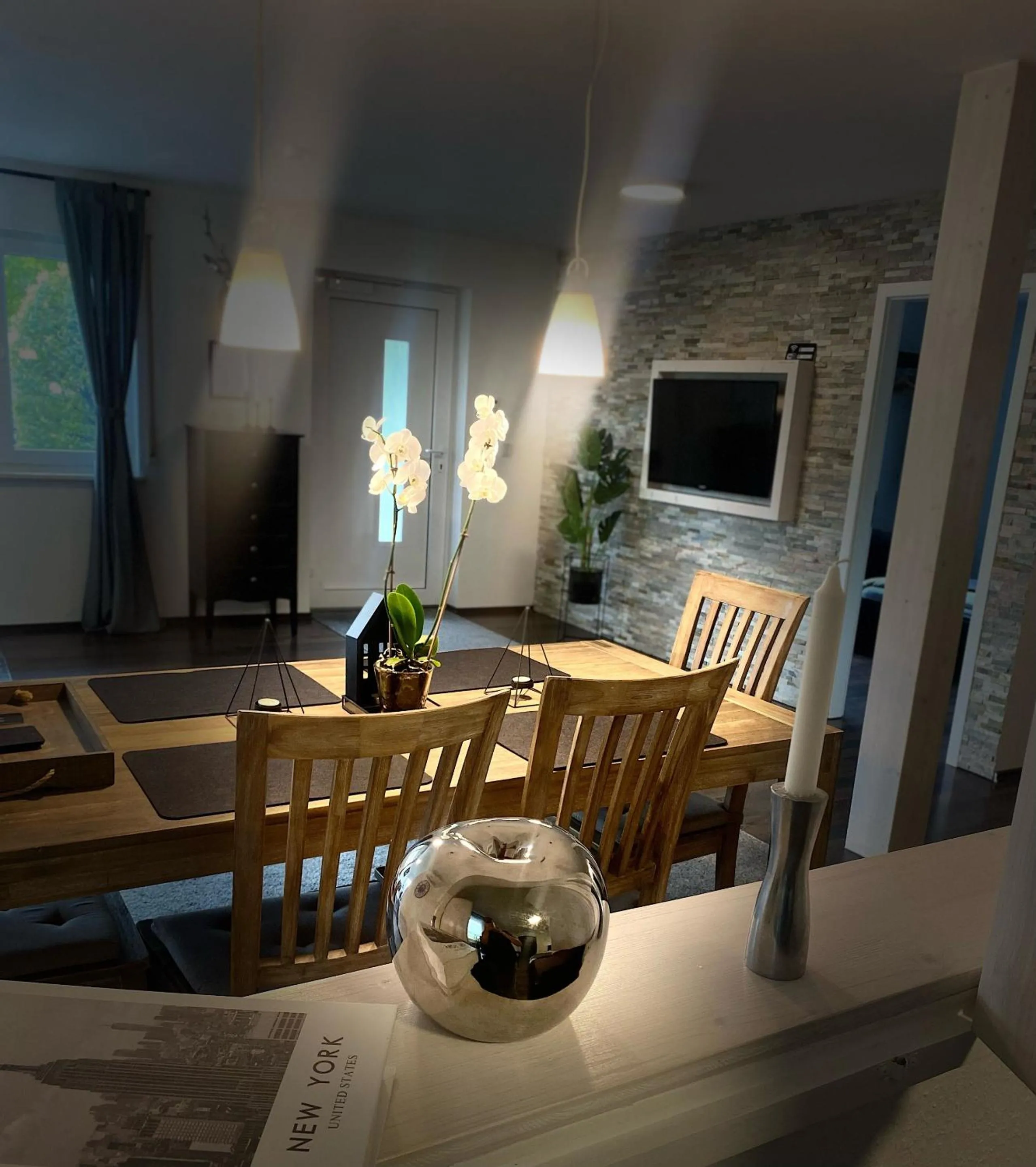 Dining area in Ferienwohnung Hella