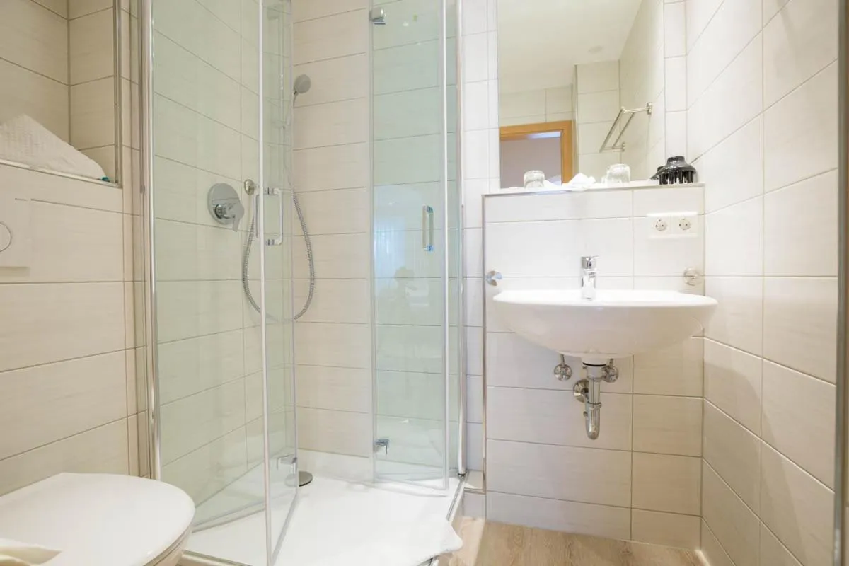 Shower in Strandpension Mäder