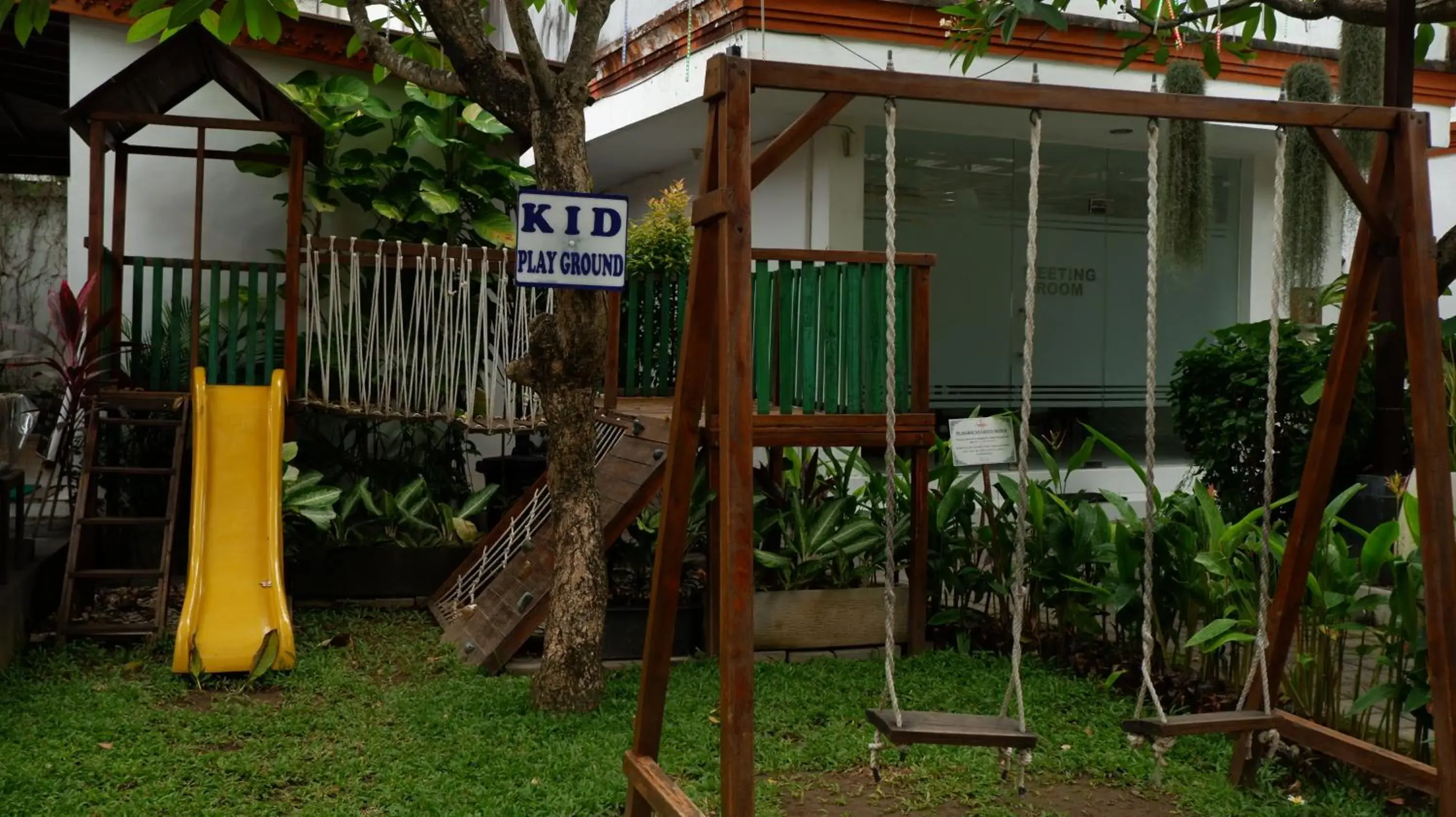 Garden view in Swastika Bungalows Garden view in Swastika Bungalows