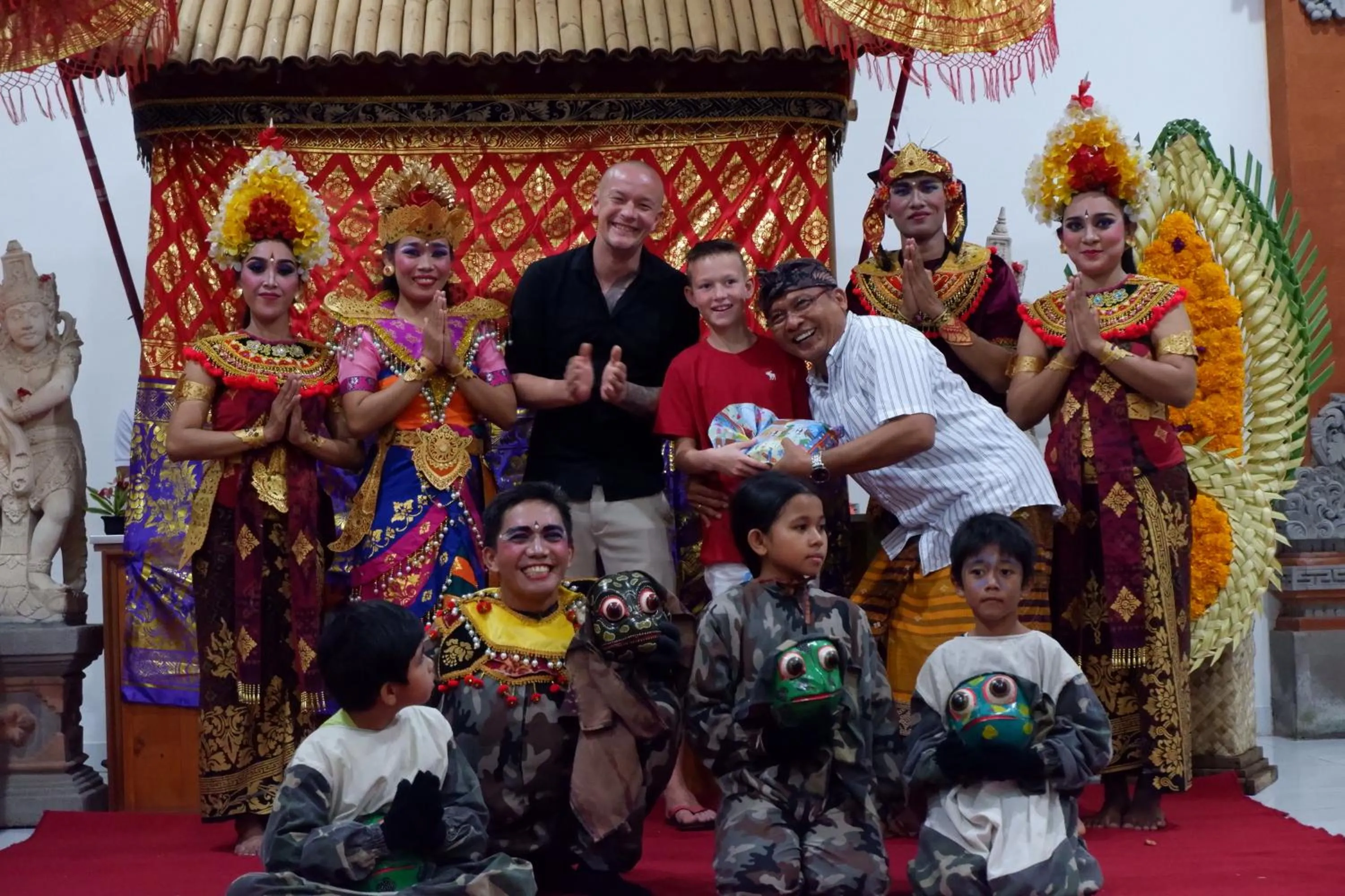 Evening entertainment in Swastika Bungalows