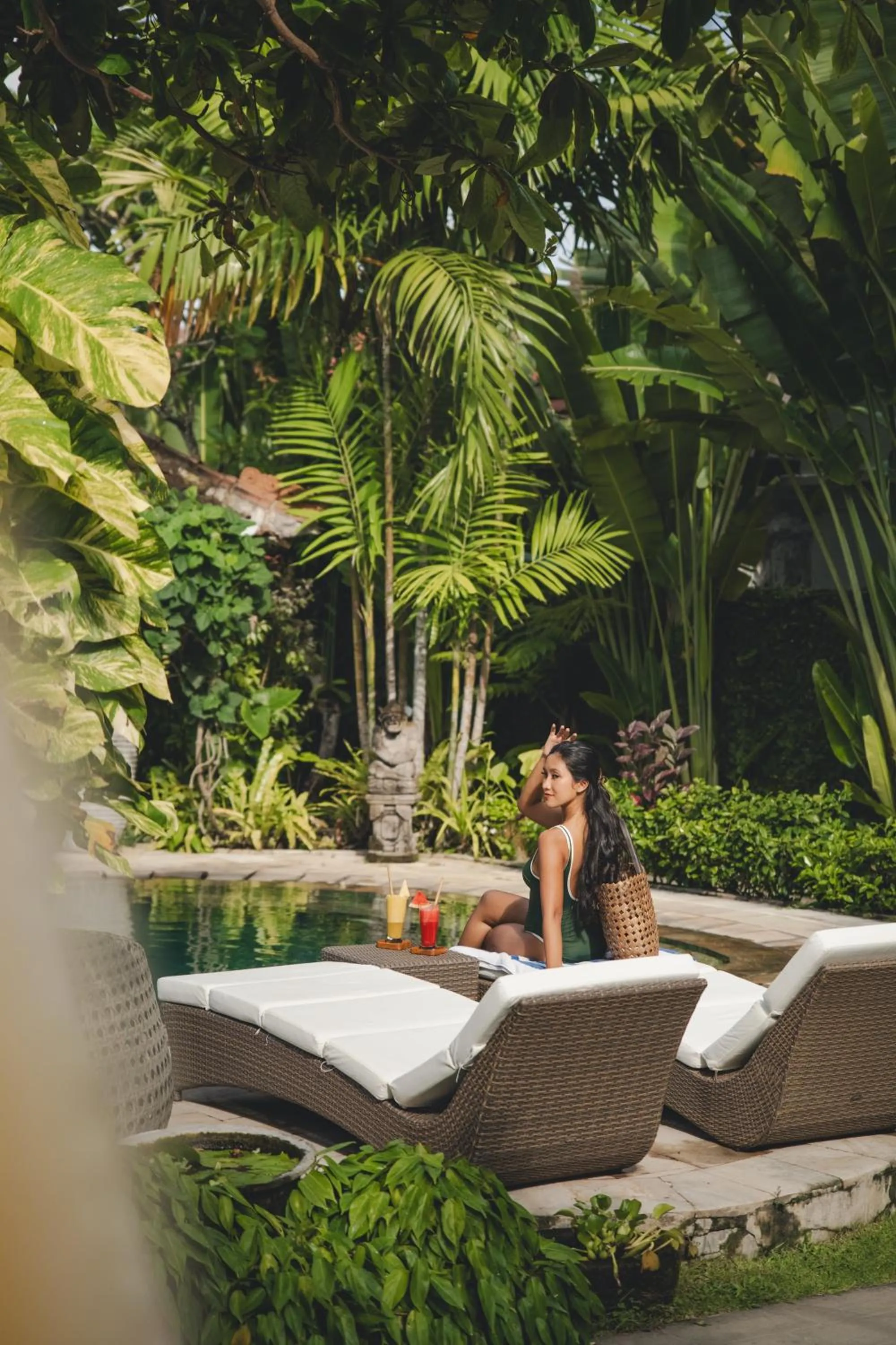 Pool view in Sanur House