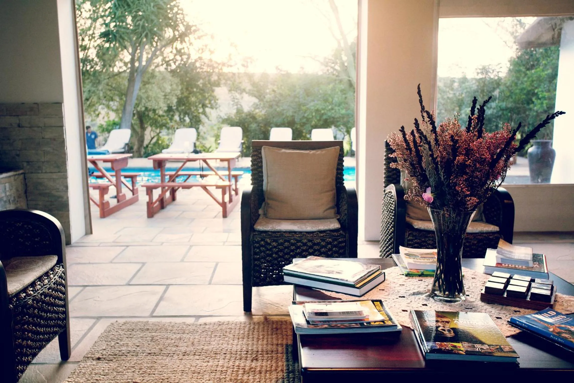 Lounge or bar in De Old Drift Guest Farm