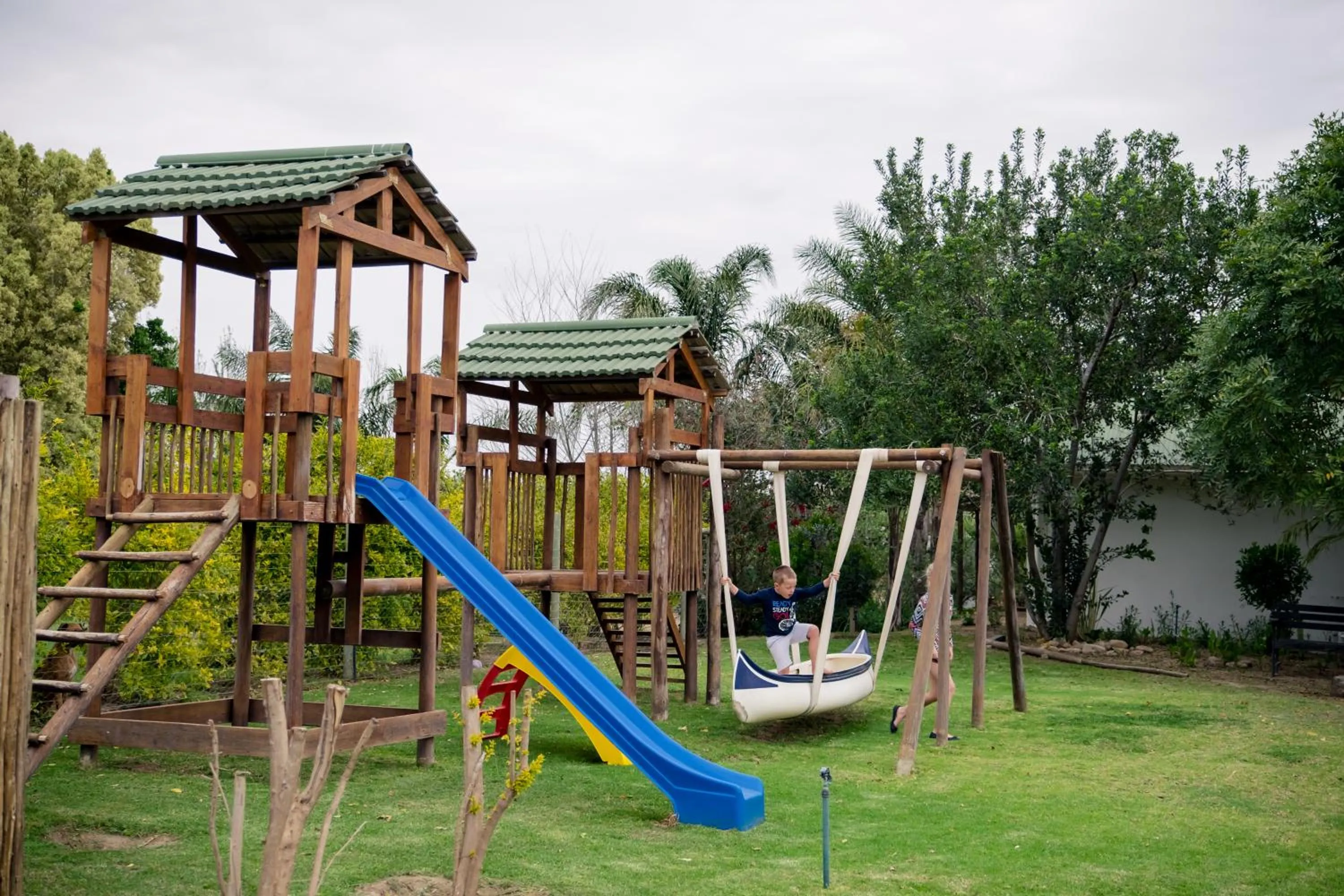 Children play ground in De Old Drift Guest Farm