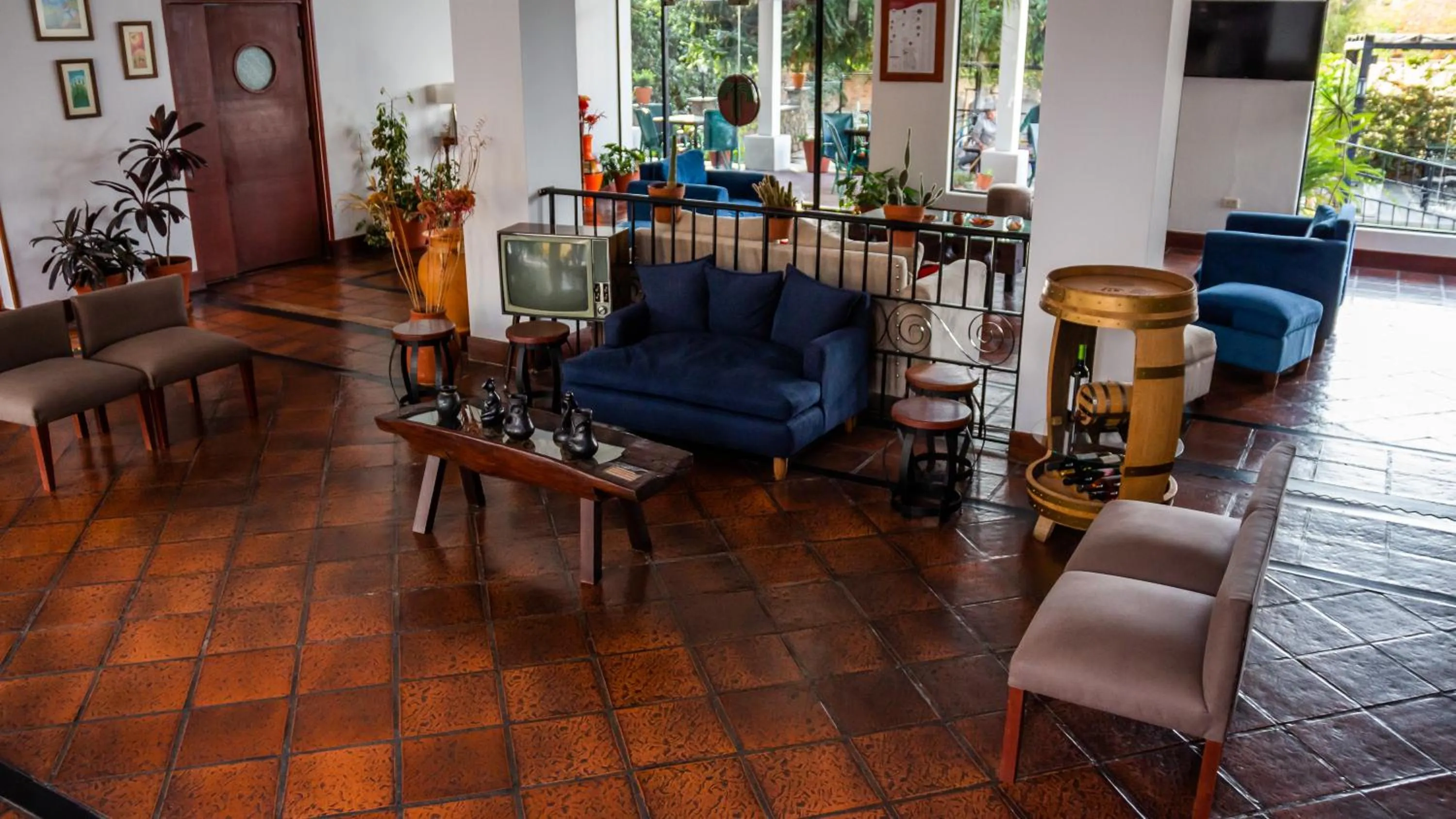 Living room in Hotel Los Sauces