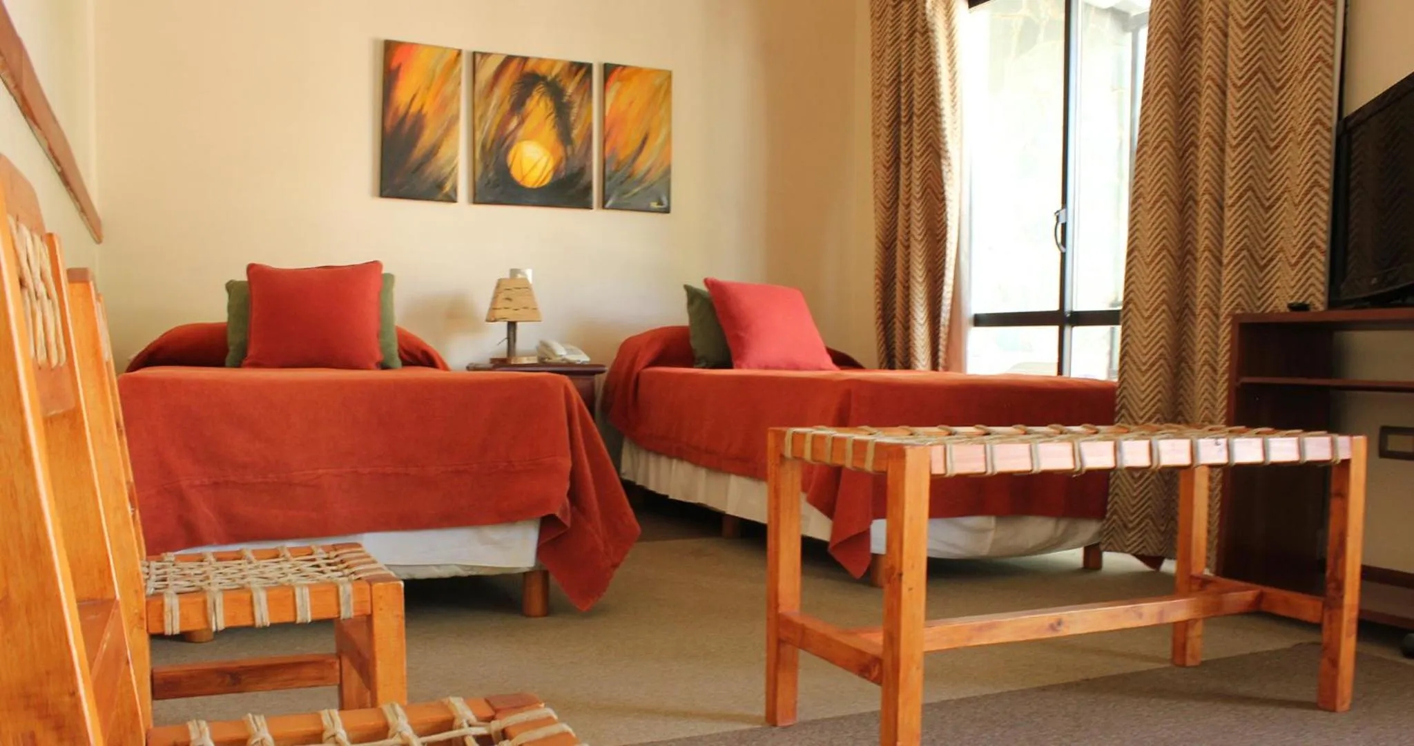 Bed in Hotel Los Sauces