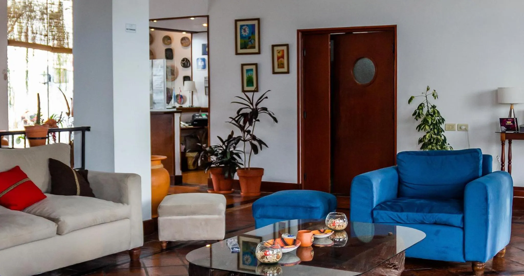 Living room in Hotel Los Sauces