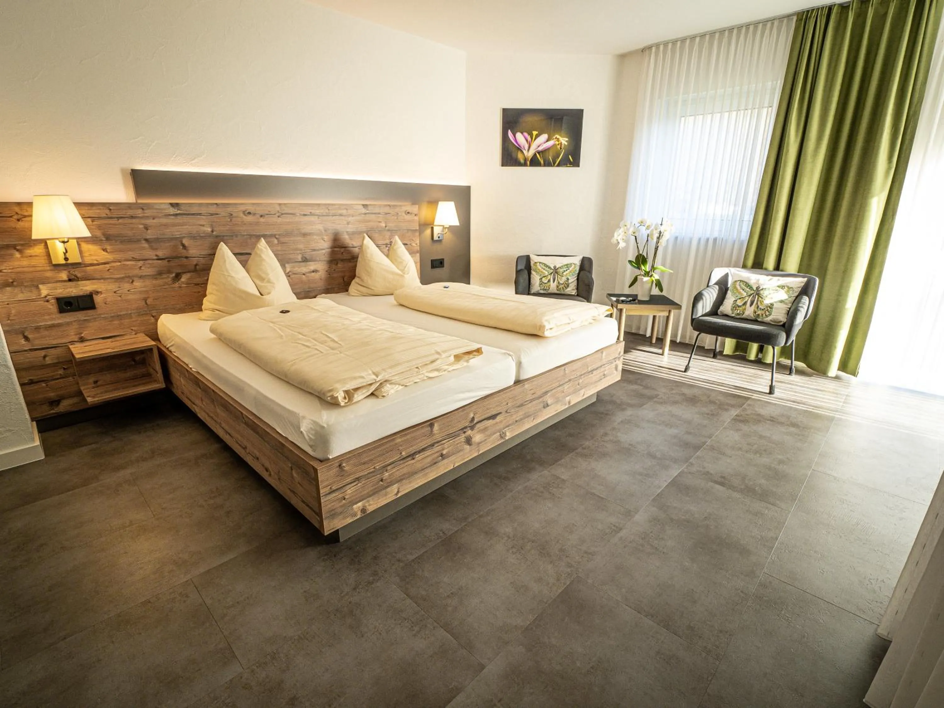 Bed in Hotel- Restaurant Zum Schwan