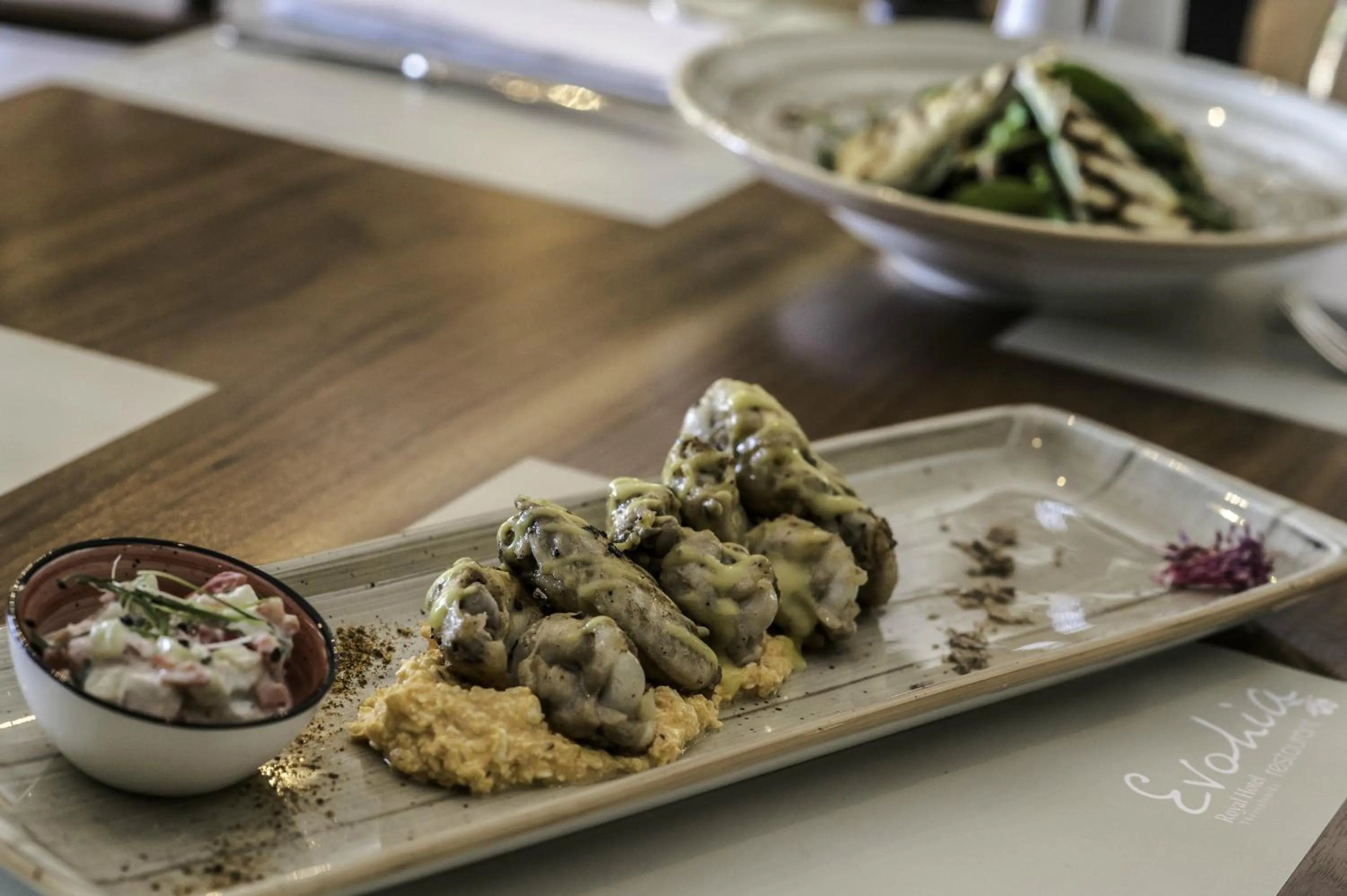 Food close-up in Royal Hotel Thessaloniki