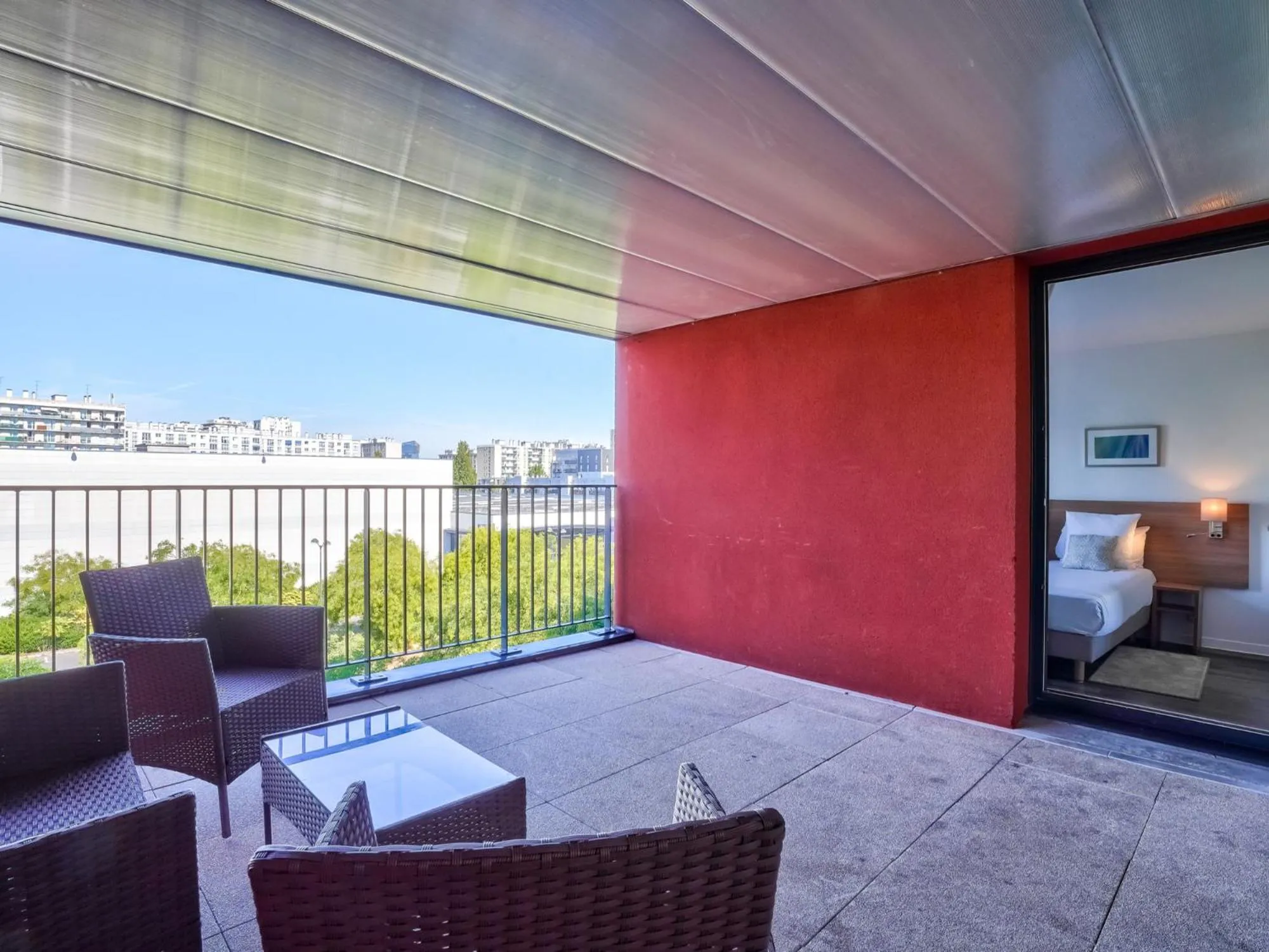 Balcony/Terrace in Séjours & Affaires Paris-Vitry