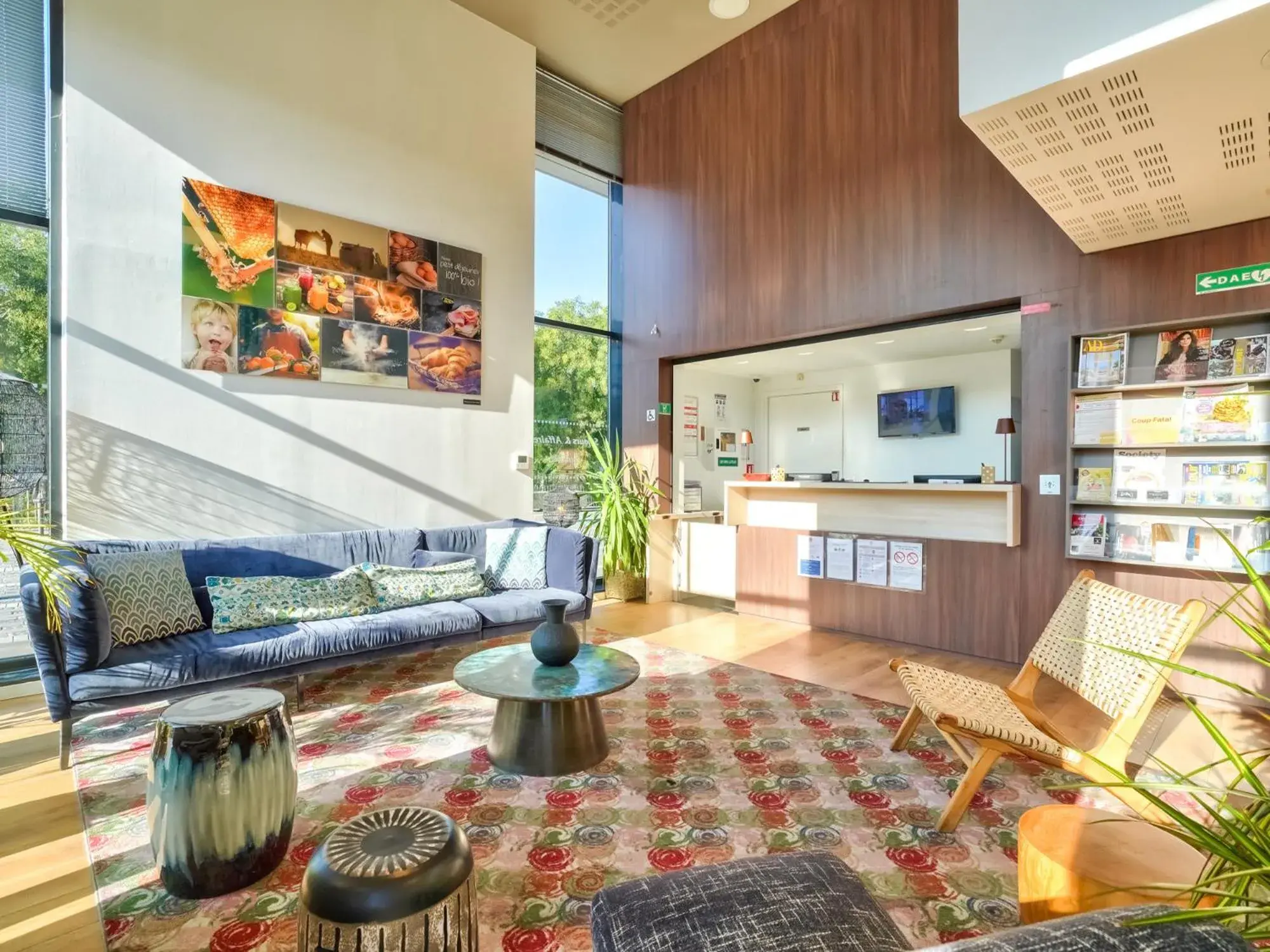 Lobby or reception in Séjours & Affaires Paris-Vitry Lobby or reception in Séjours & Affaires Paris-Vitry