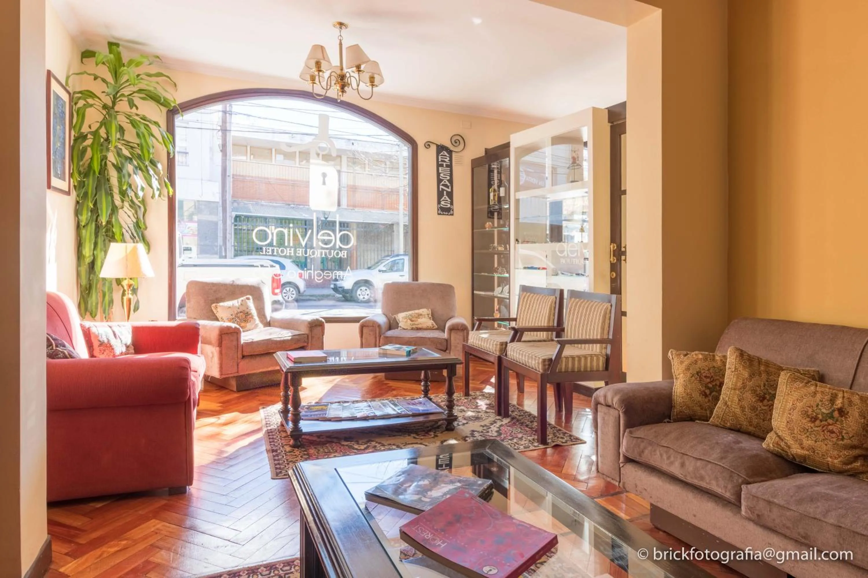 Living room in Delvino Boutique Hotel