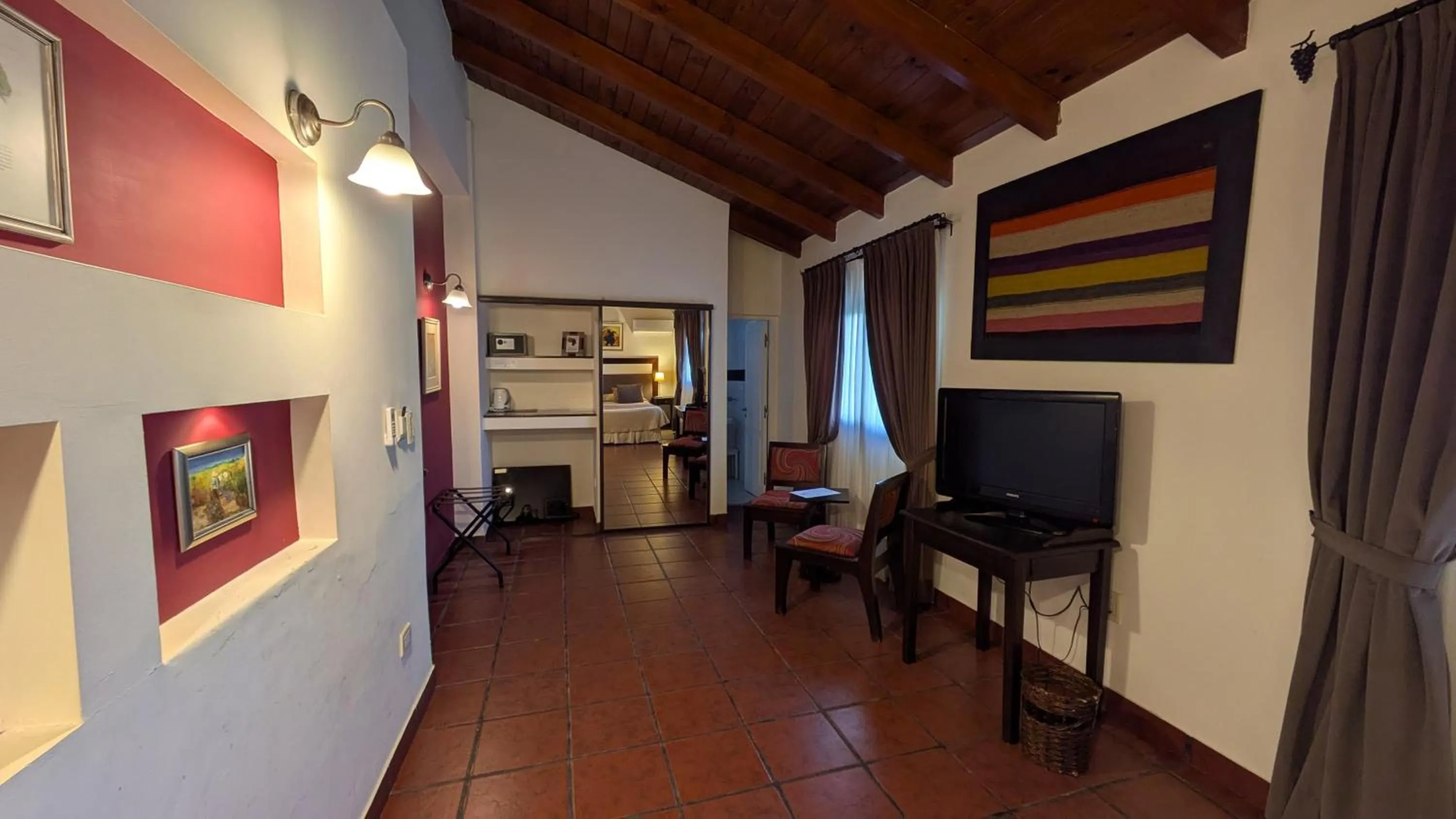 Seating area in Delvino Boutique Hotel