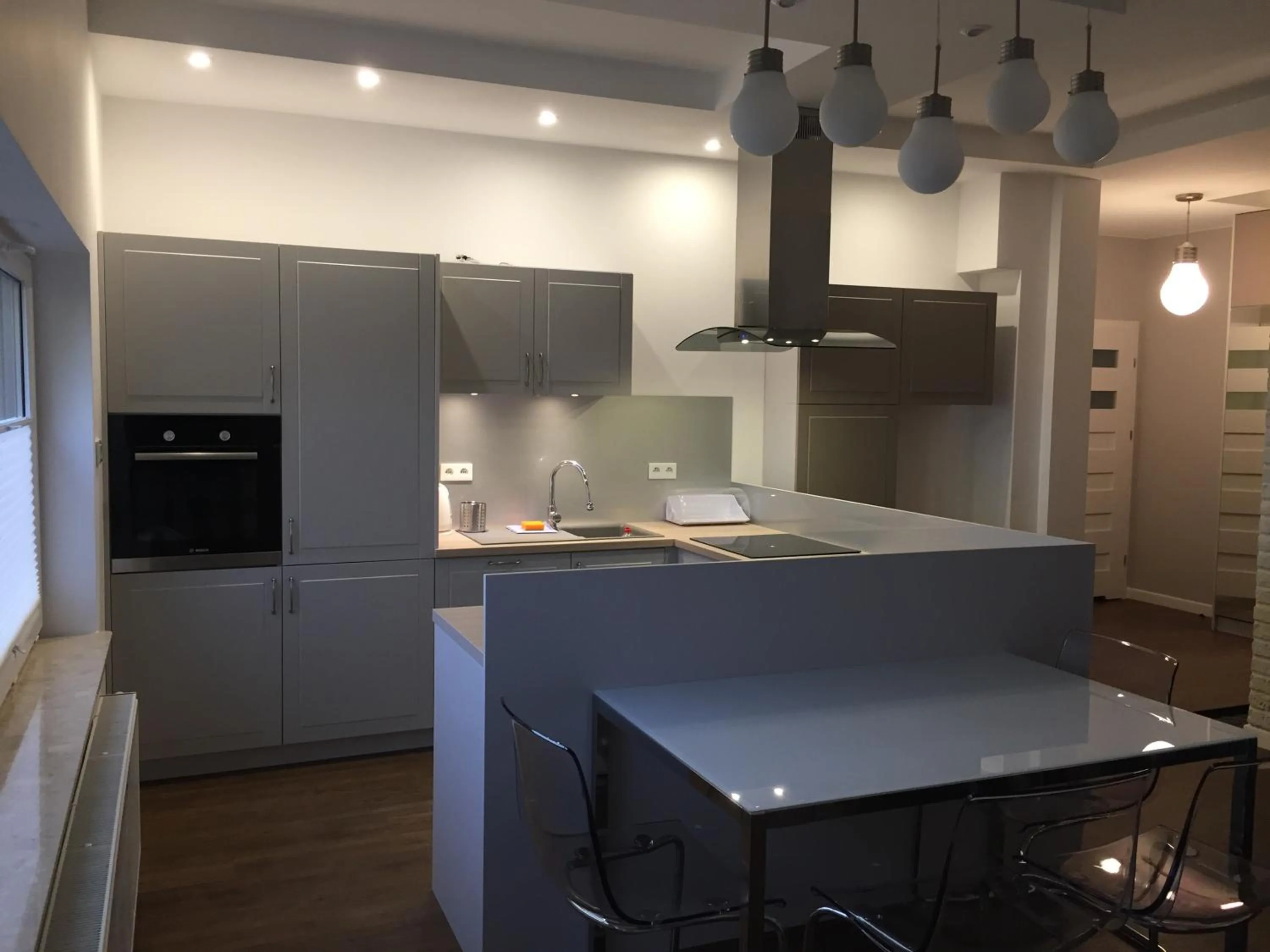 Kitchen or kitchenette in Q Apartamenty