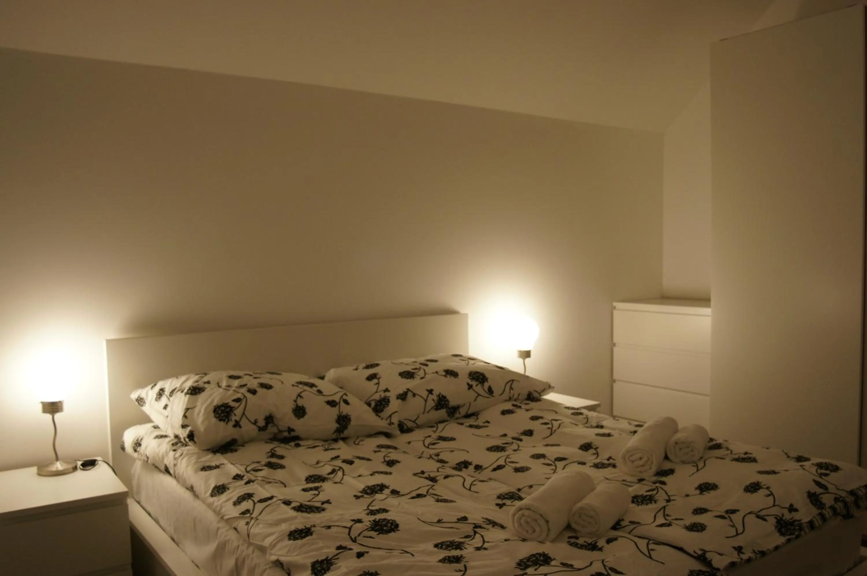 Bed in Q Apartamenty