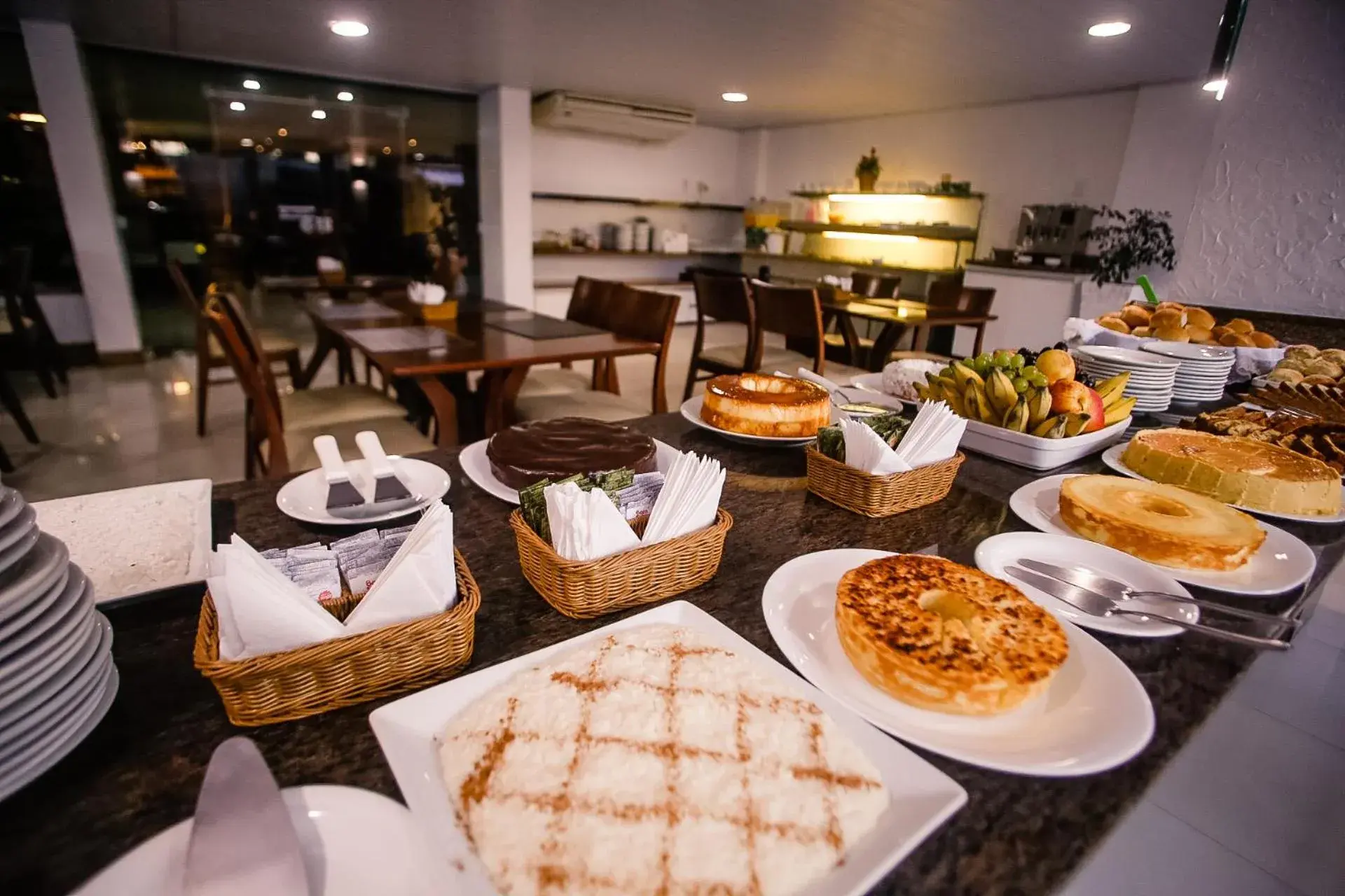 Buffet breakfast in Rede Andrade Barravento Buffet breakfast in Rede Andrade Barravento