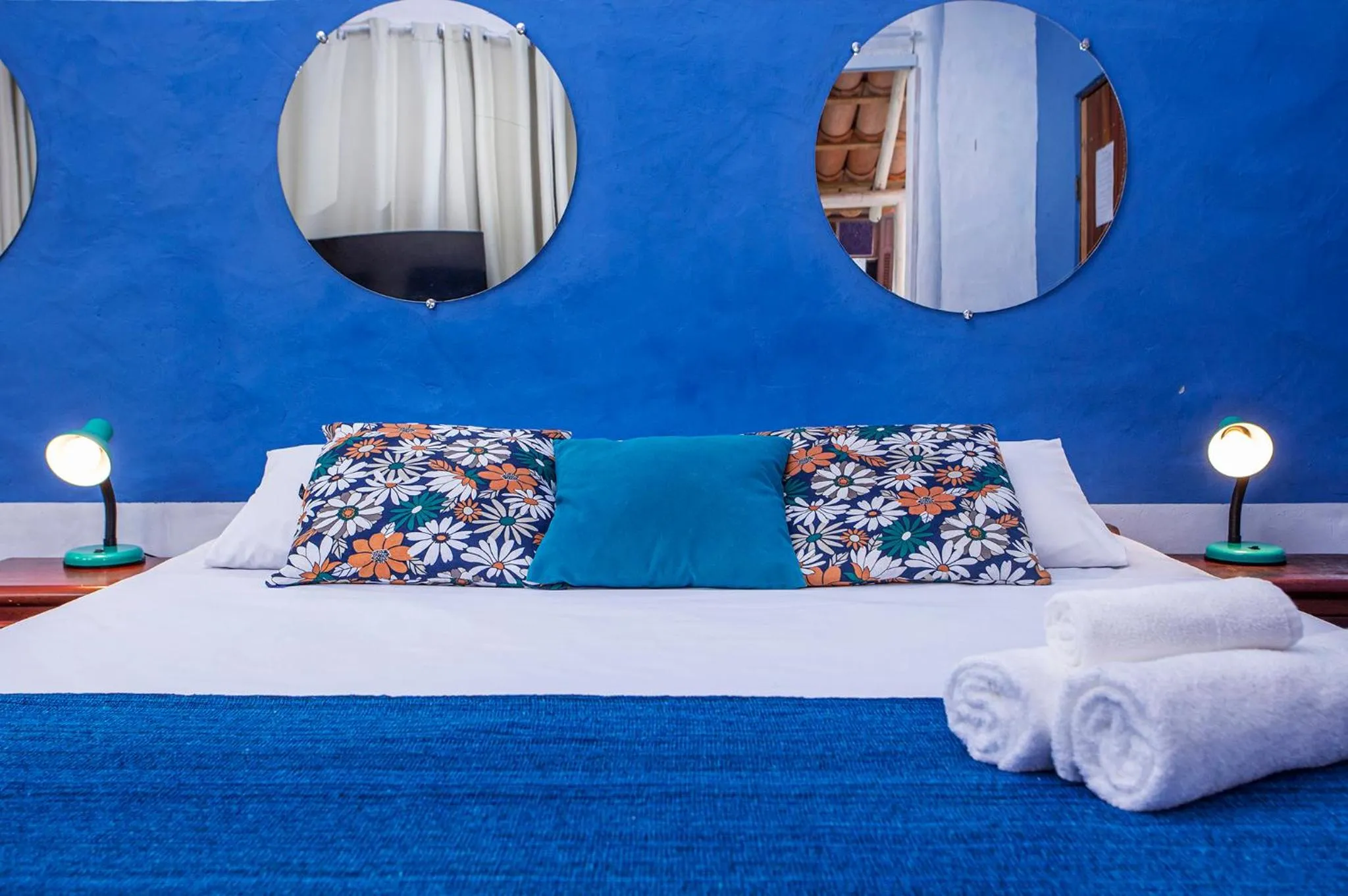 Bed in Pousada Recanto da Villa