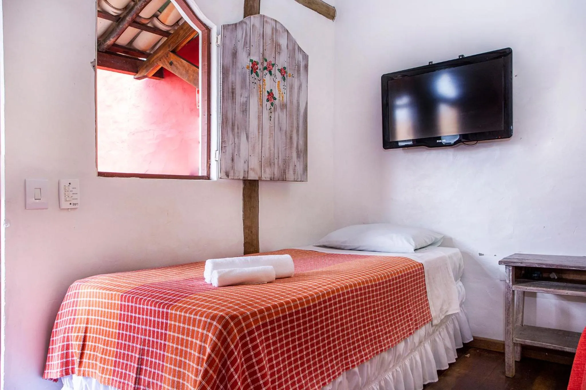 Bed in Pousada Recanto da Villa