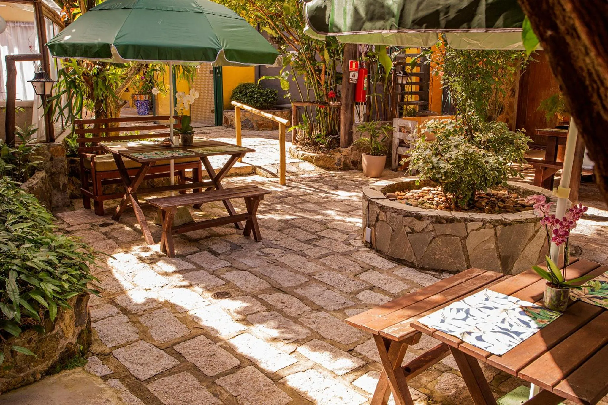 Garden in Pousada Recanto da Villa