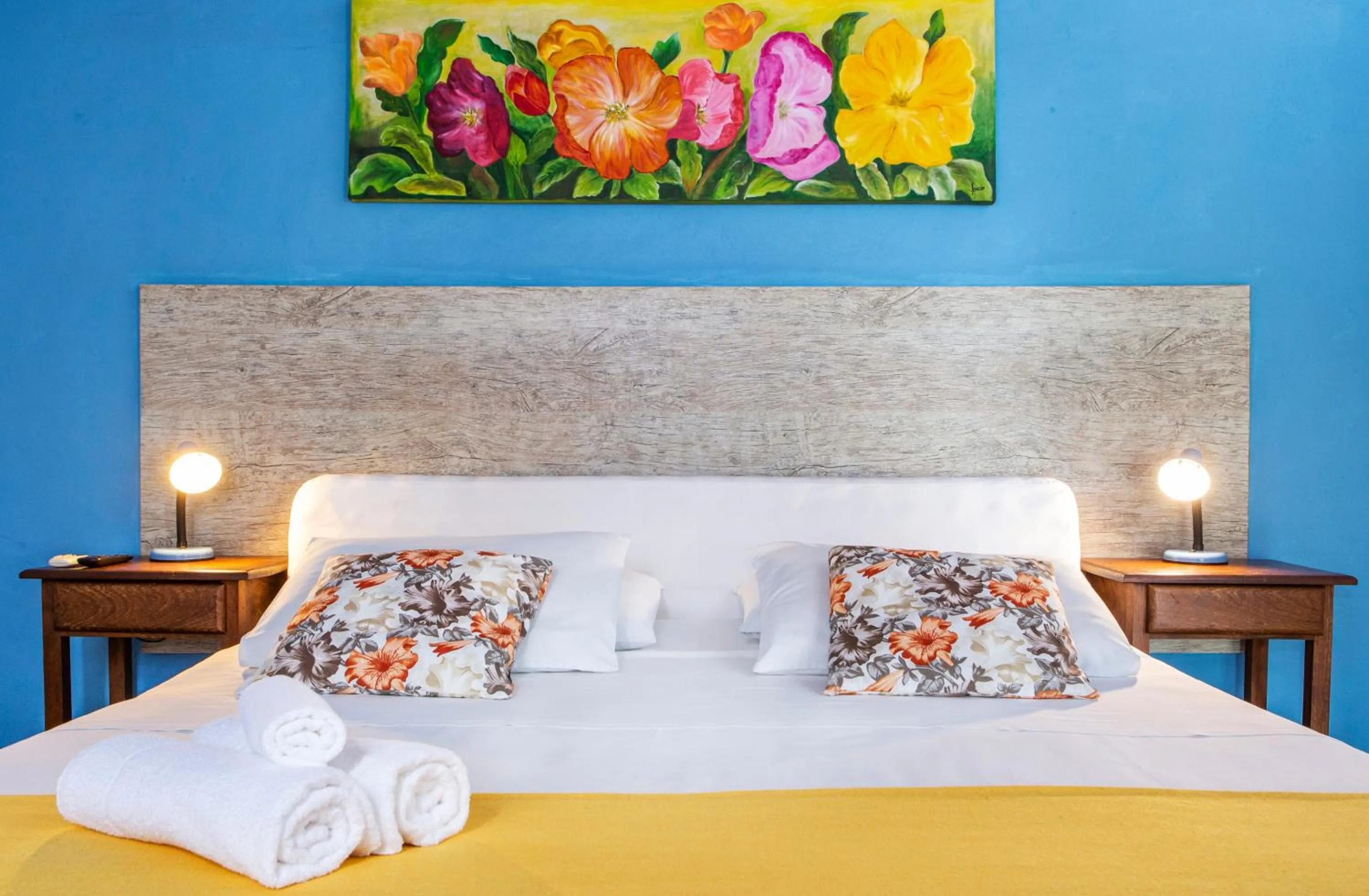 Bed in Pousada Recanto da Villa