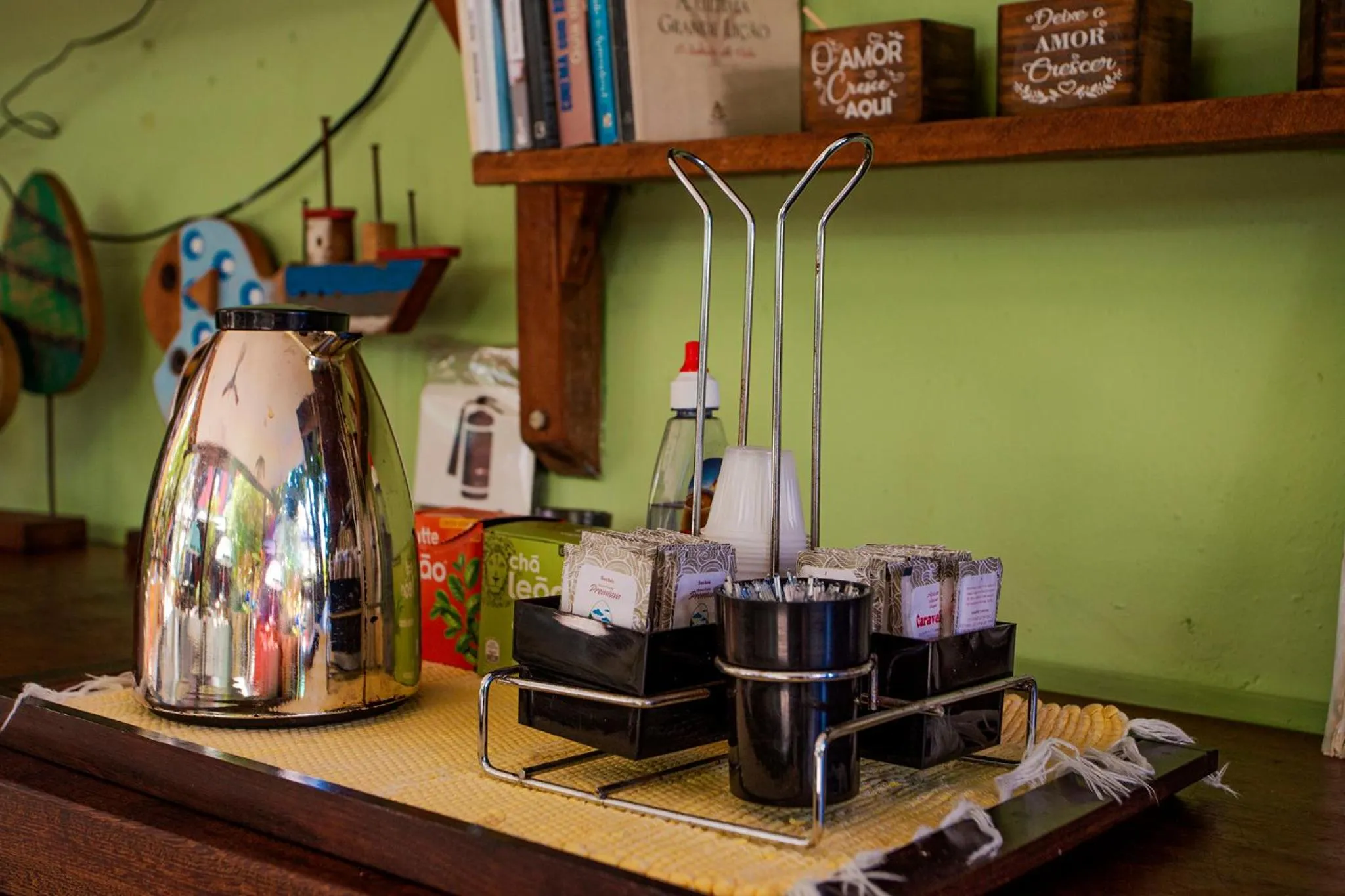 Coffee/tea facilities in Pousada Recanto da Villa