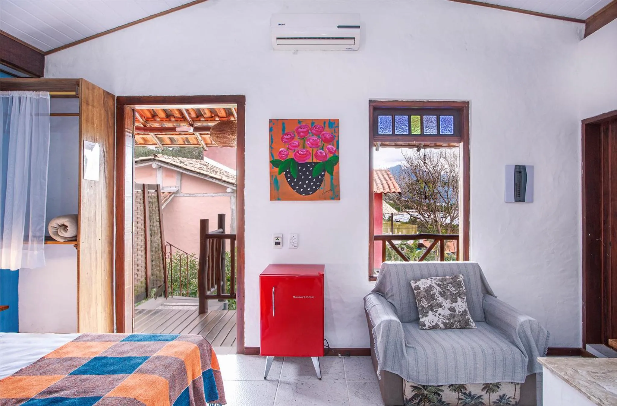 Photo of the whole room, Bed in Pousada Recanto da Villa