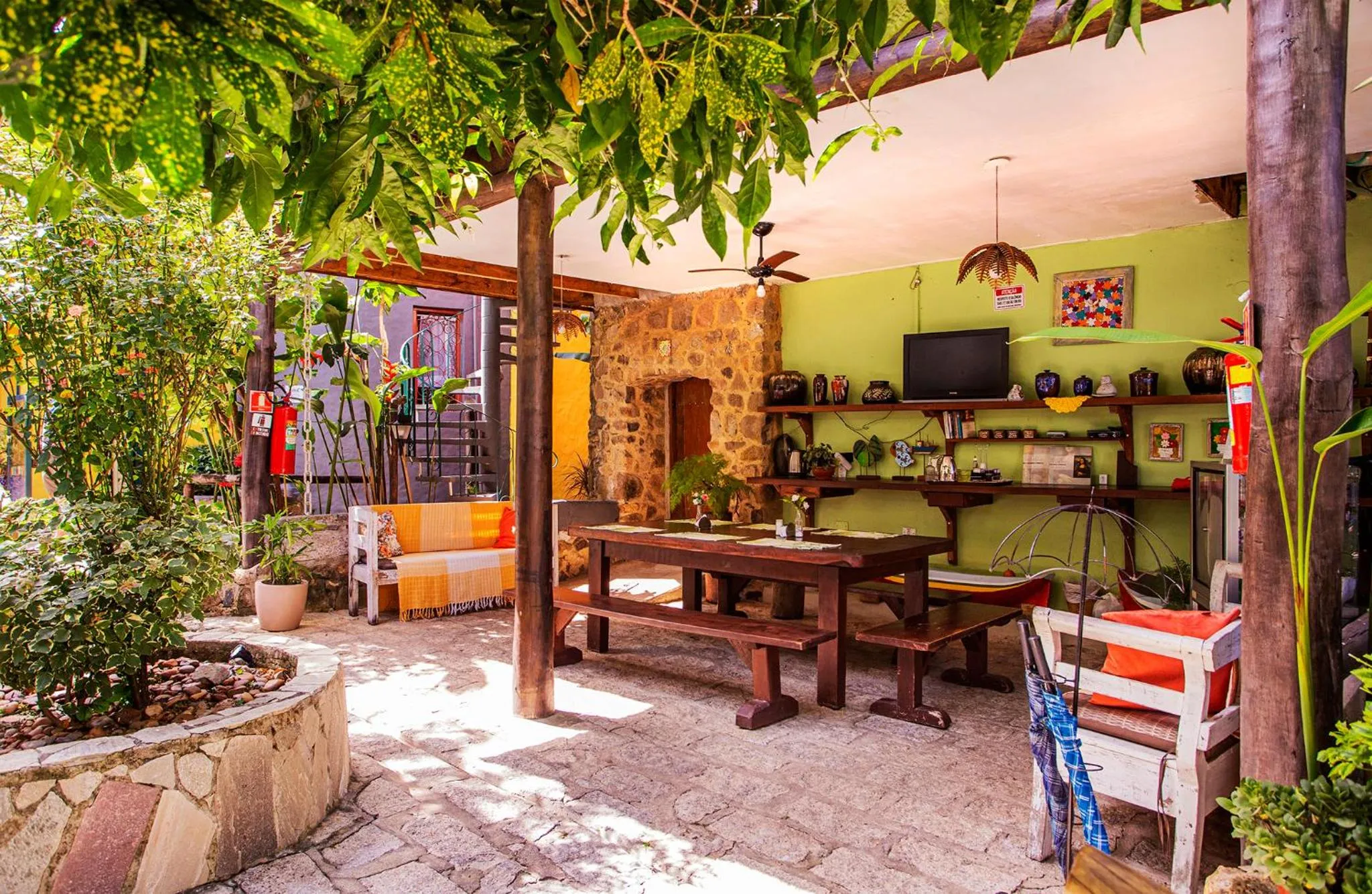 Garden in Pousada Recanto da Villa