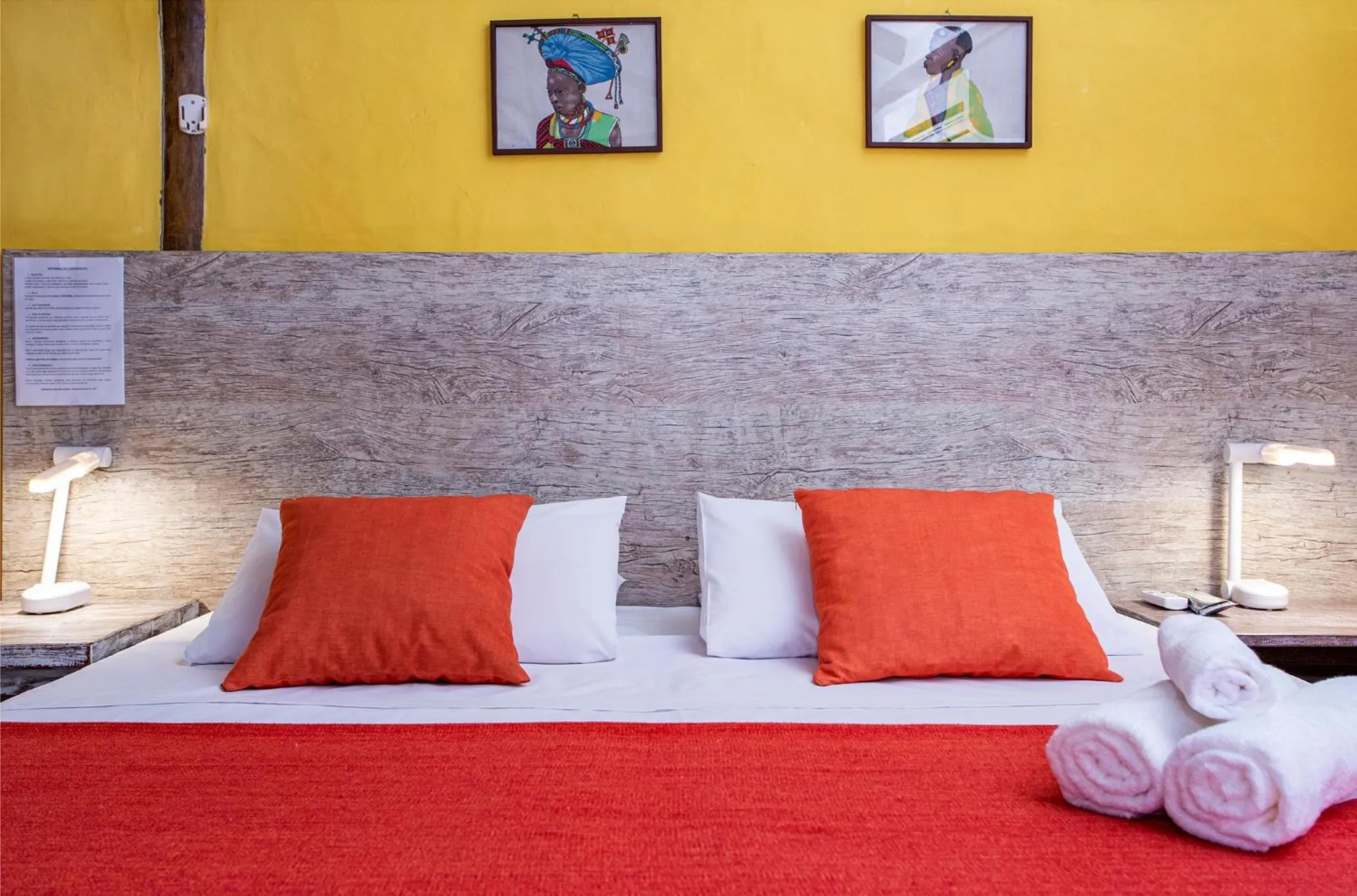 Bed in Pousada Recanto da Villa