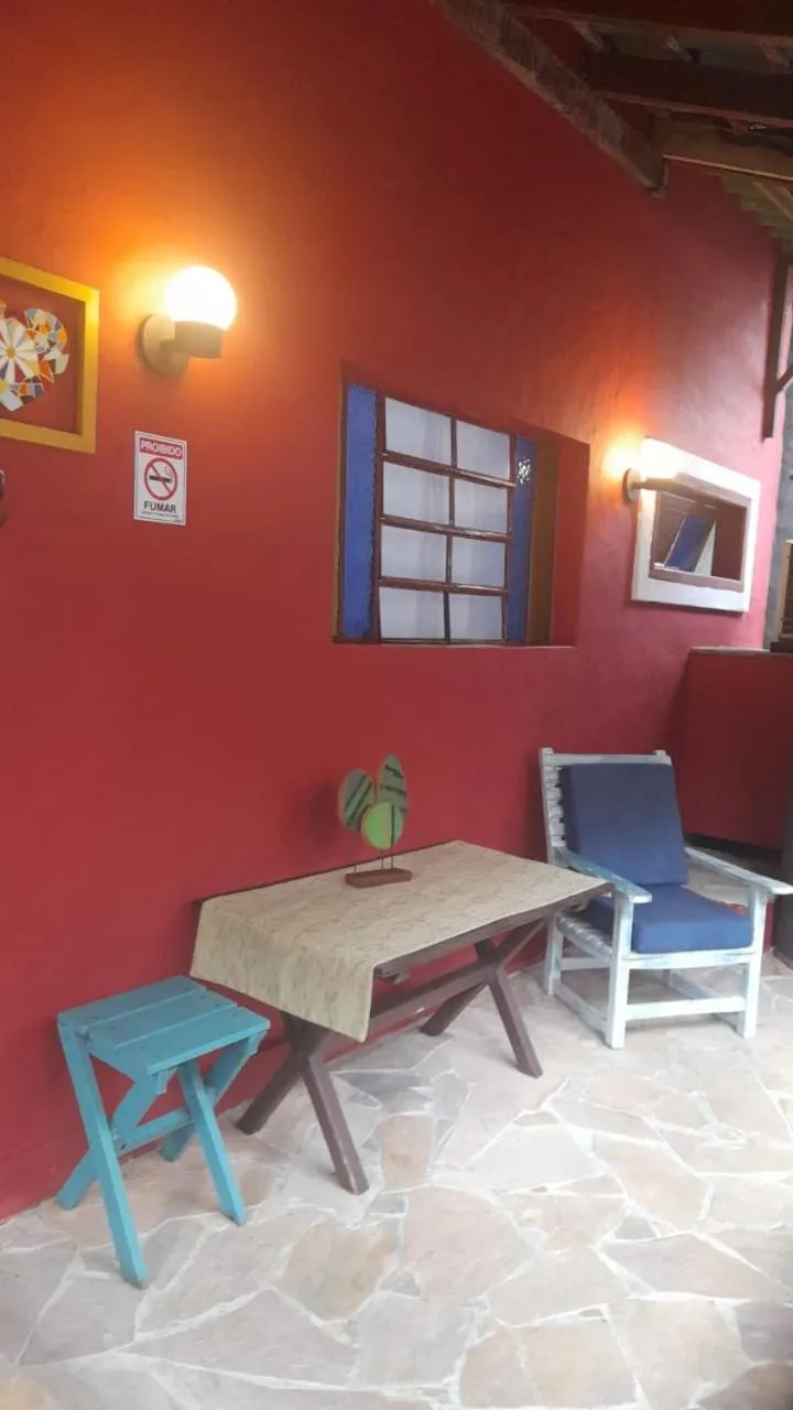 Seating area in Pousada Recanto da Villa