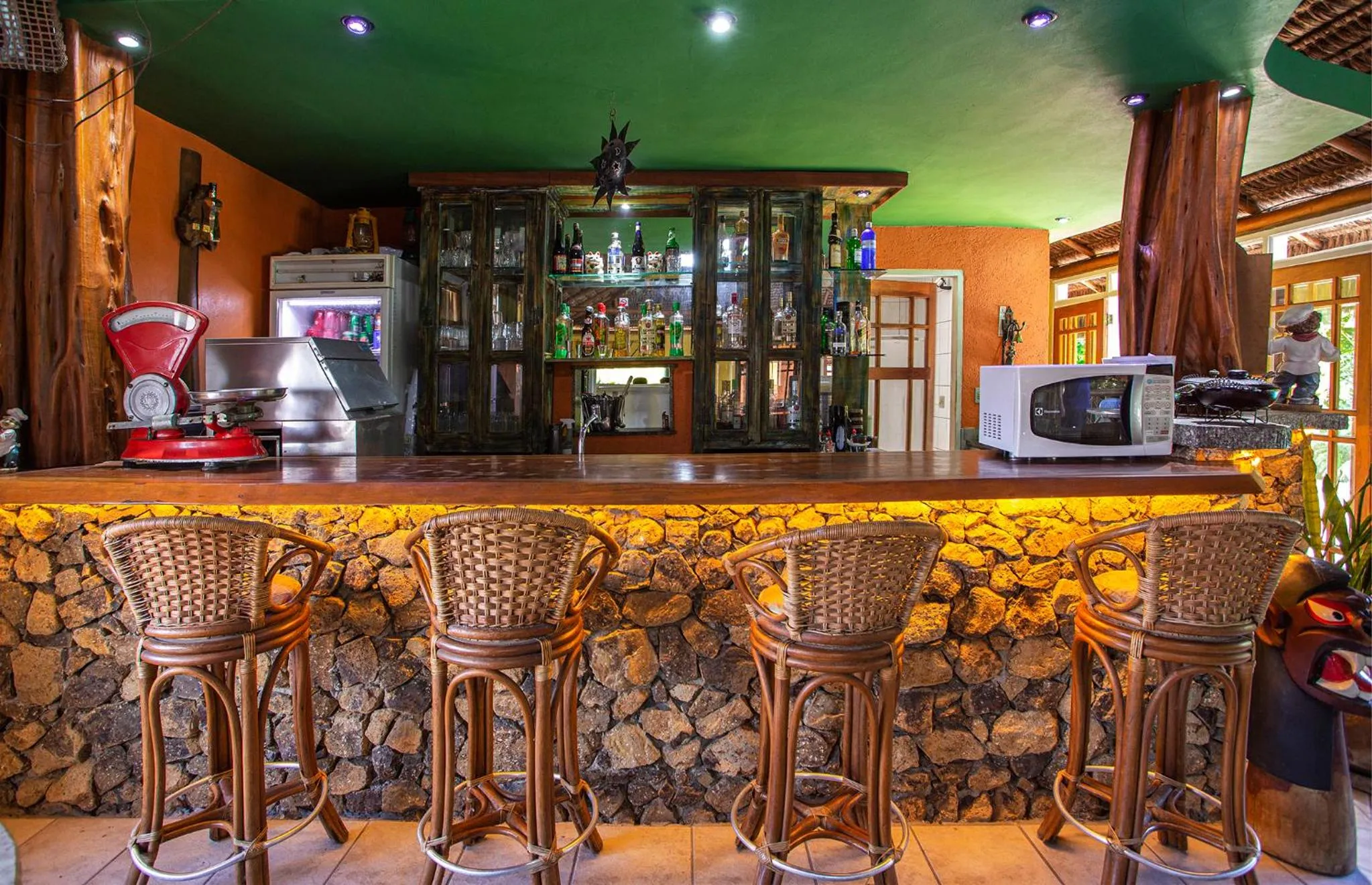 Lounge or bar in Hotel Alemão Beach de Ilhabela