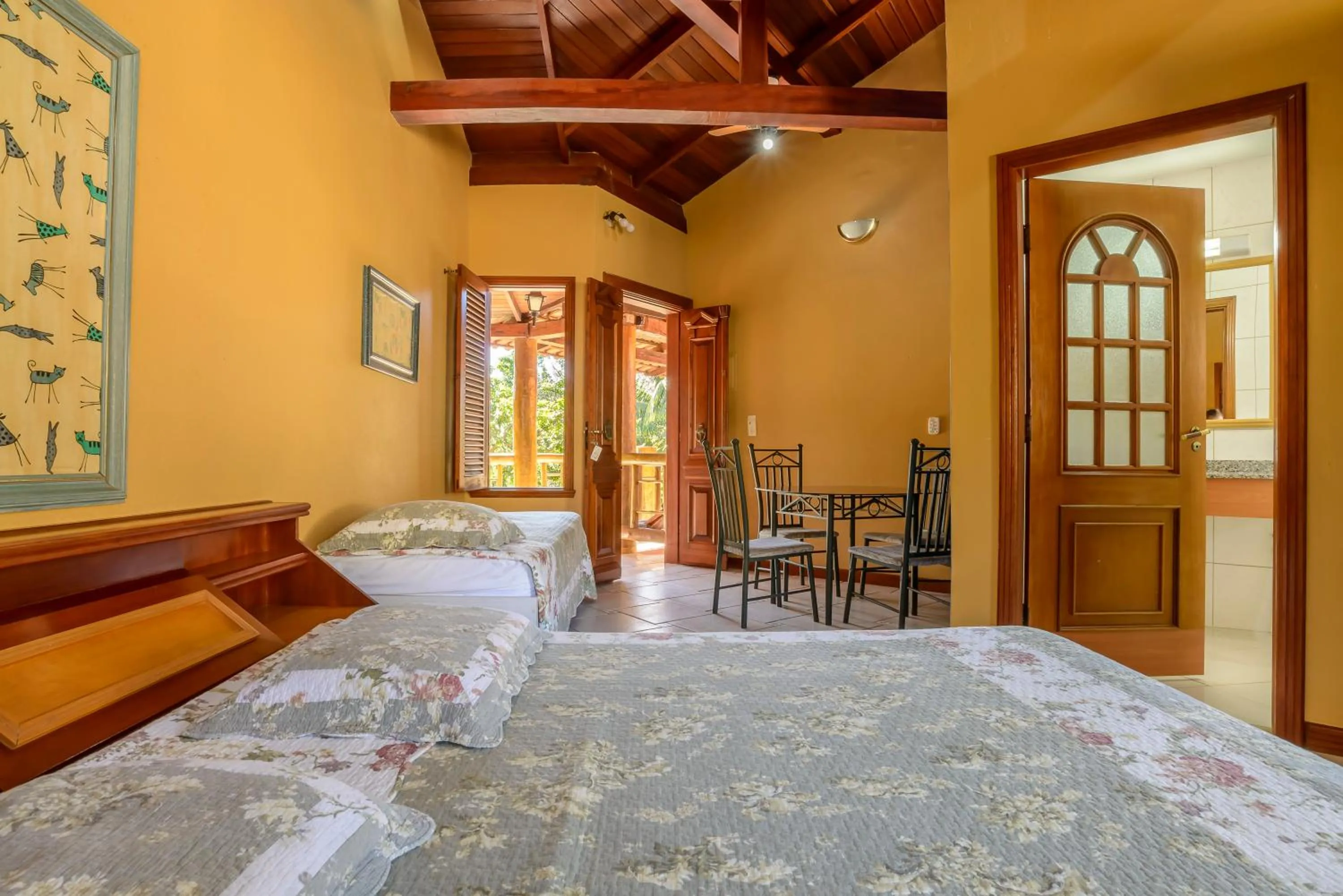 Bed in Hotel Alemão Beach de Ilhabela