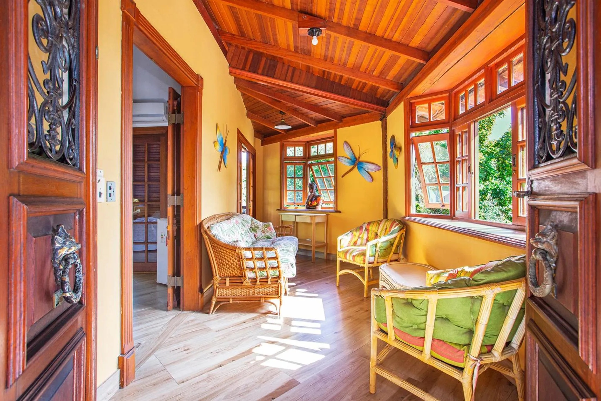 Balcony/Terrace in Hotel Alemão Beach de Ilhabela