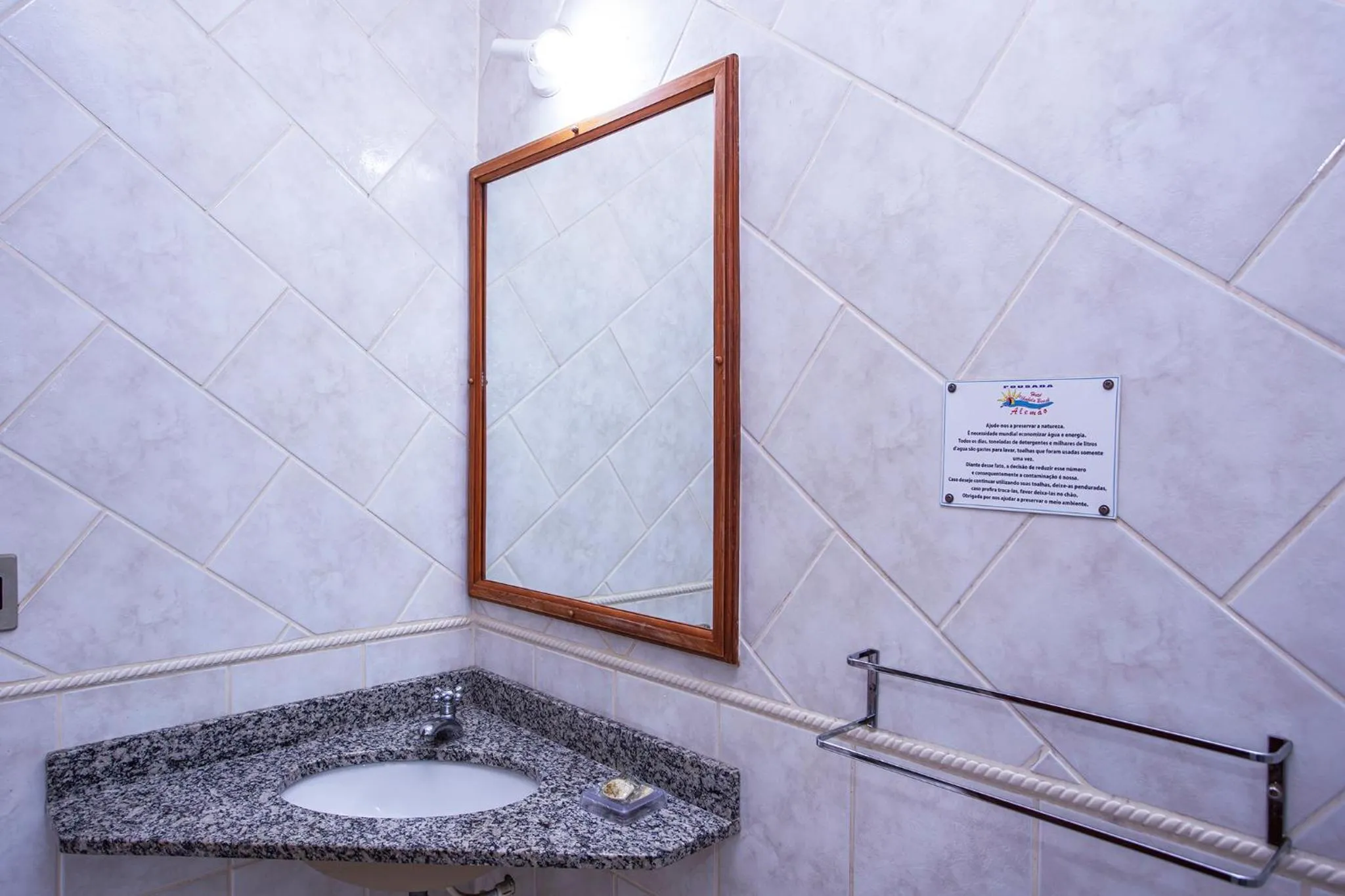 Bathroom in Hotel Alemão Beach de Ilhabela