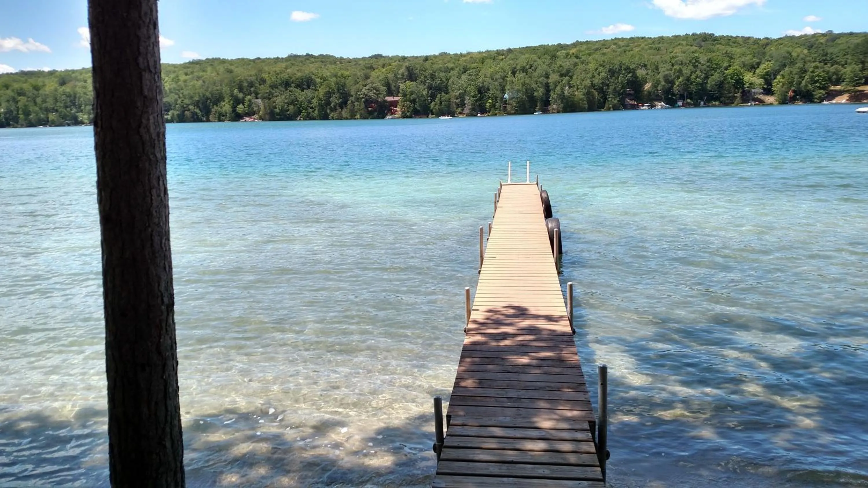 Summer in Log Cottage on Blue Lake