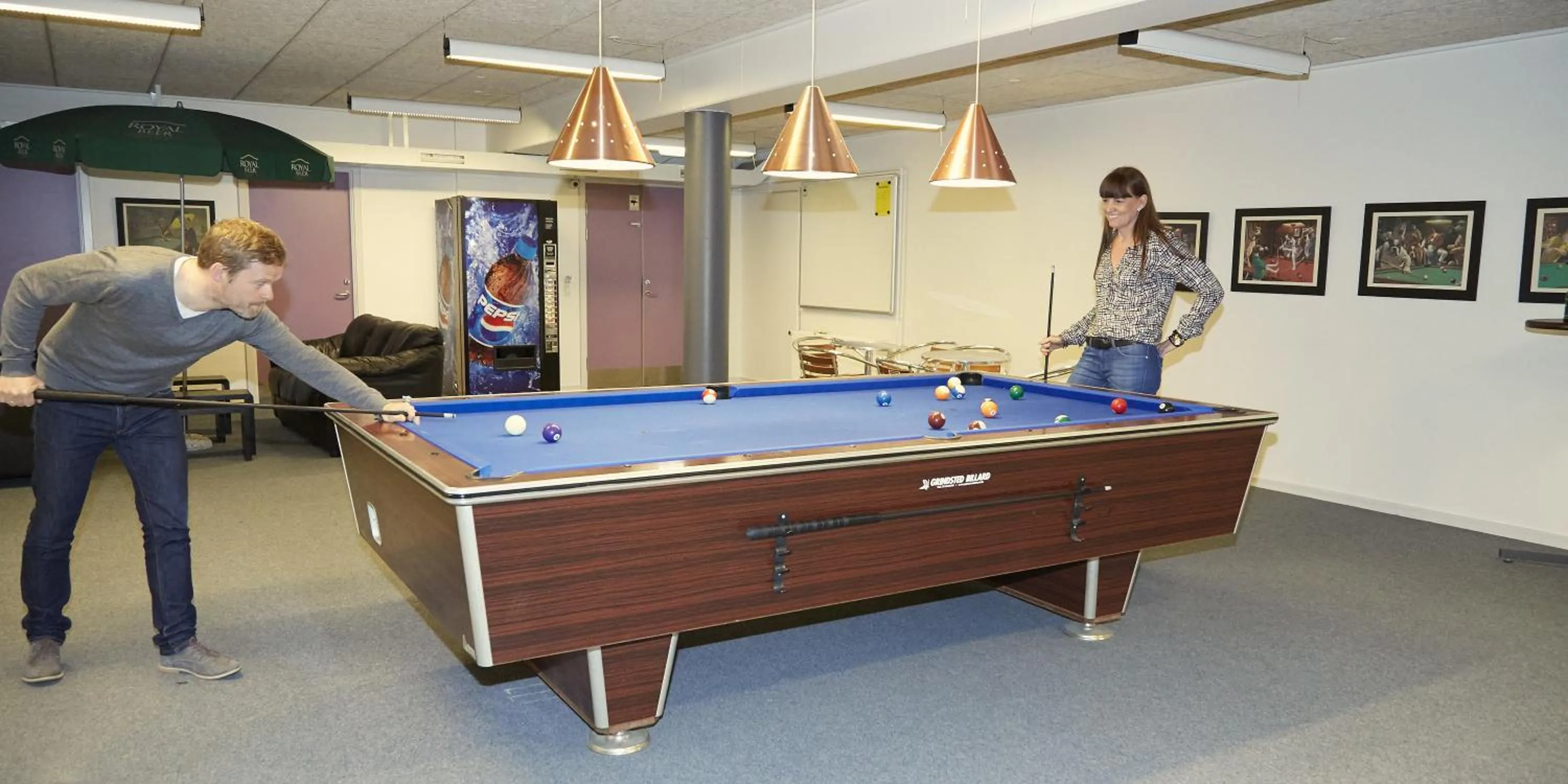 Billiard in Danhostel Ringkøbing