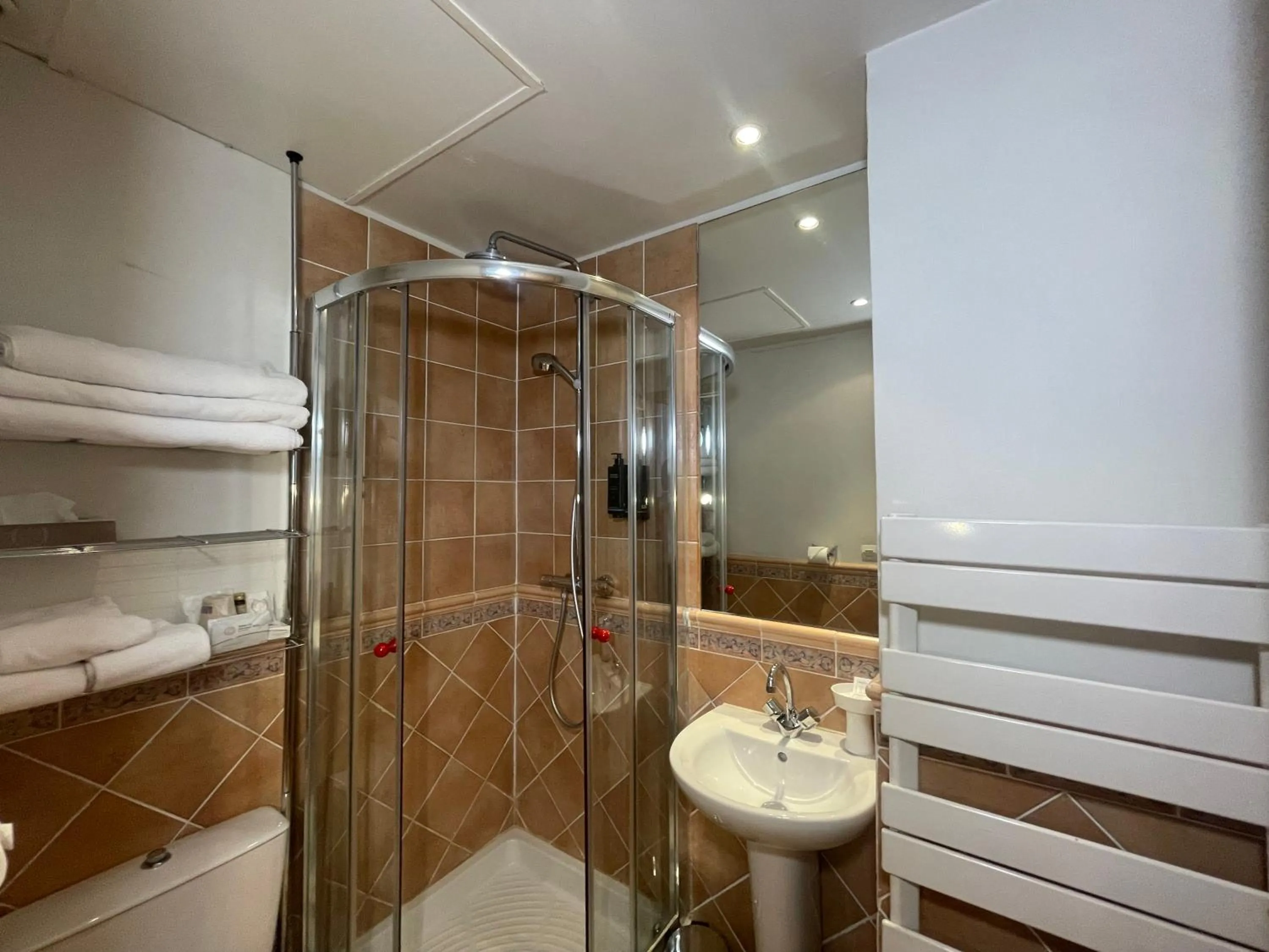 Shower in Hôtel Du Jeu De Paume