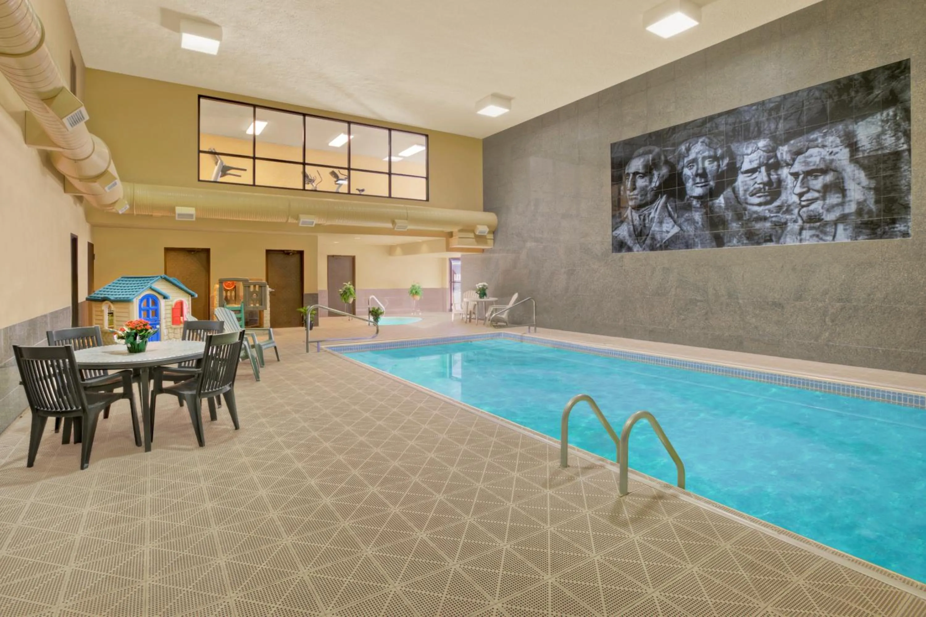 Pool view in Rushmore Express & Suites