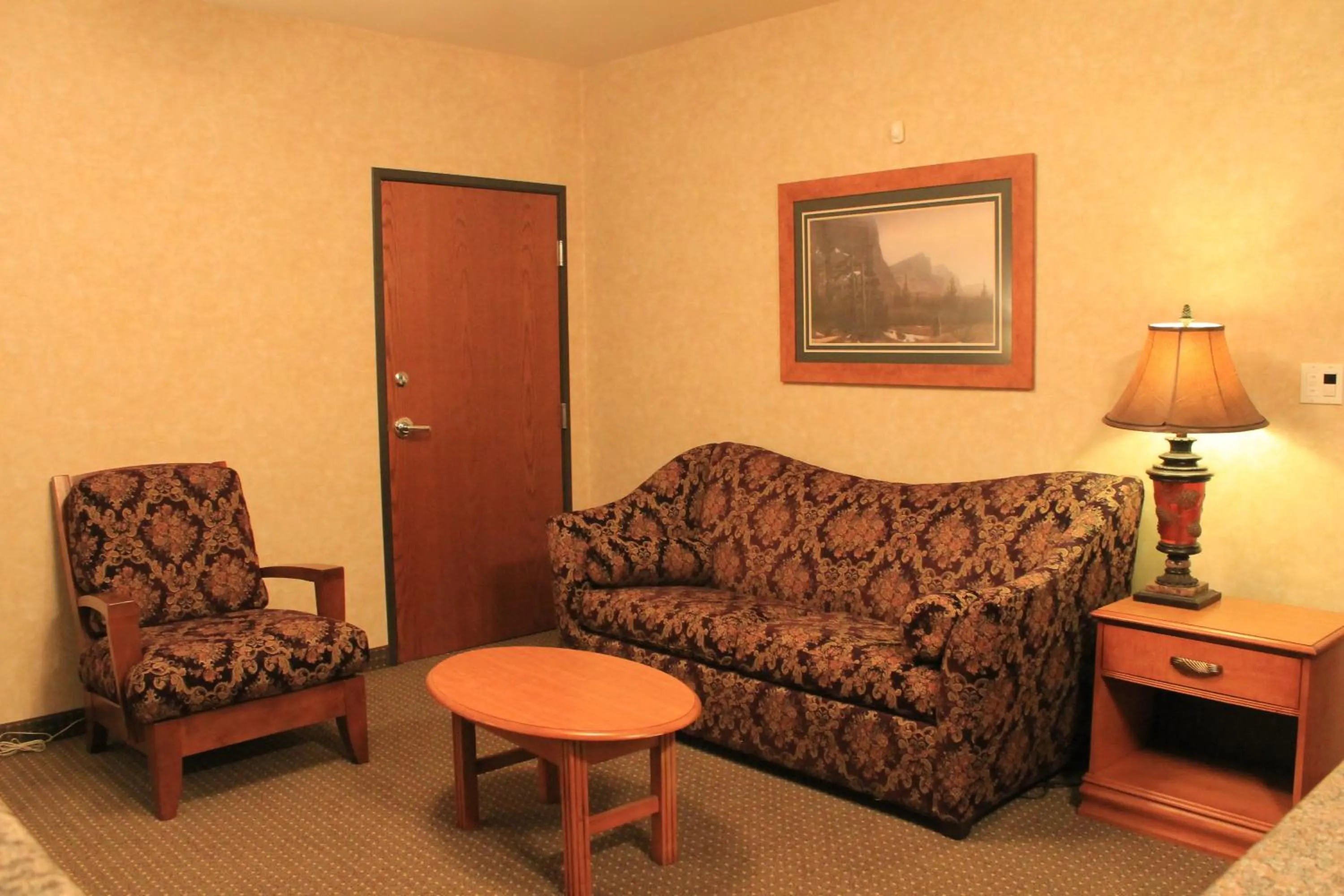 Living room in Rushmore Express & Suites